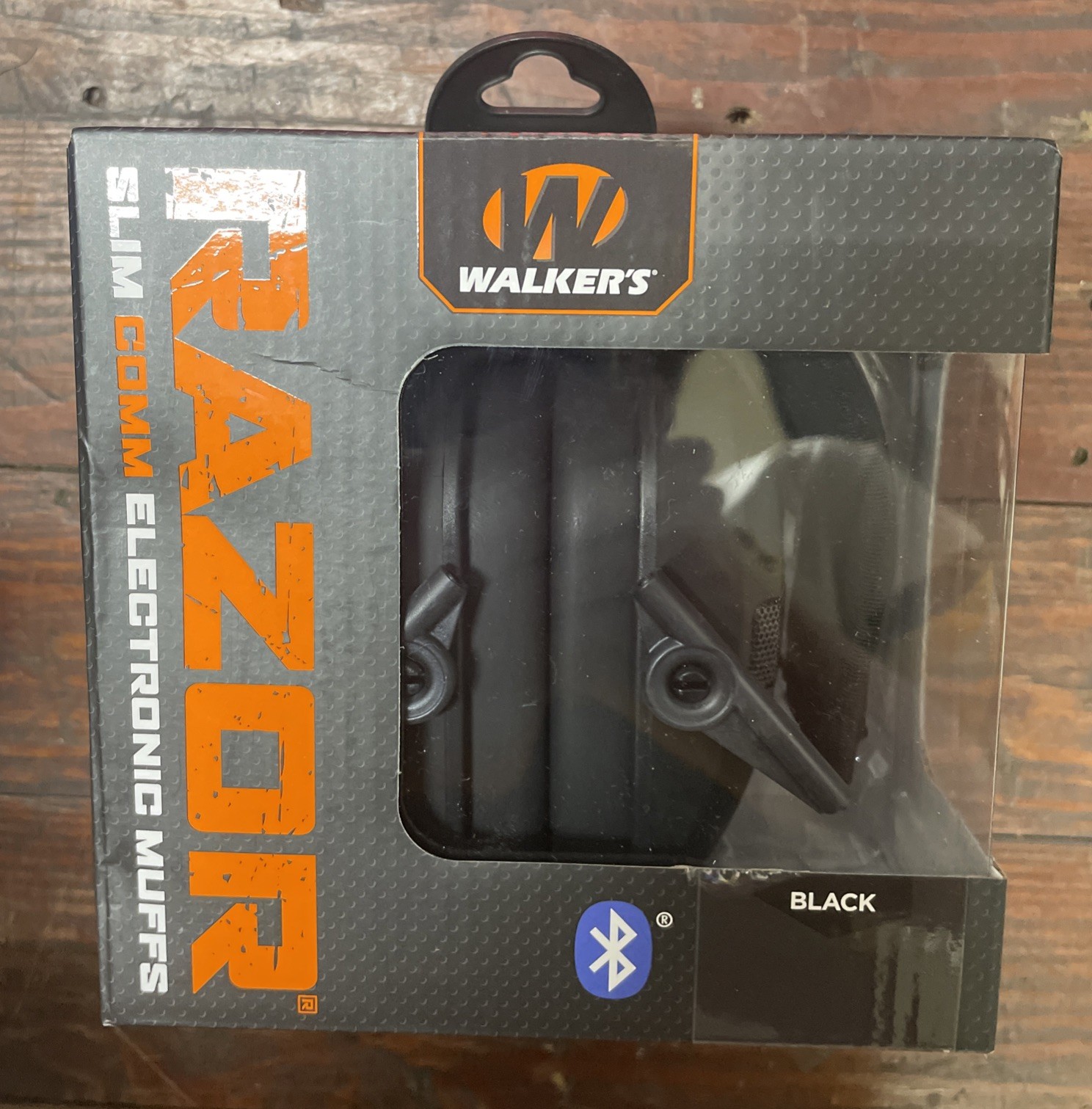 Walker’s Razor Slim Comm Bluetooth Electronic Hearing Protection Muffs Black