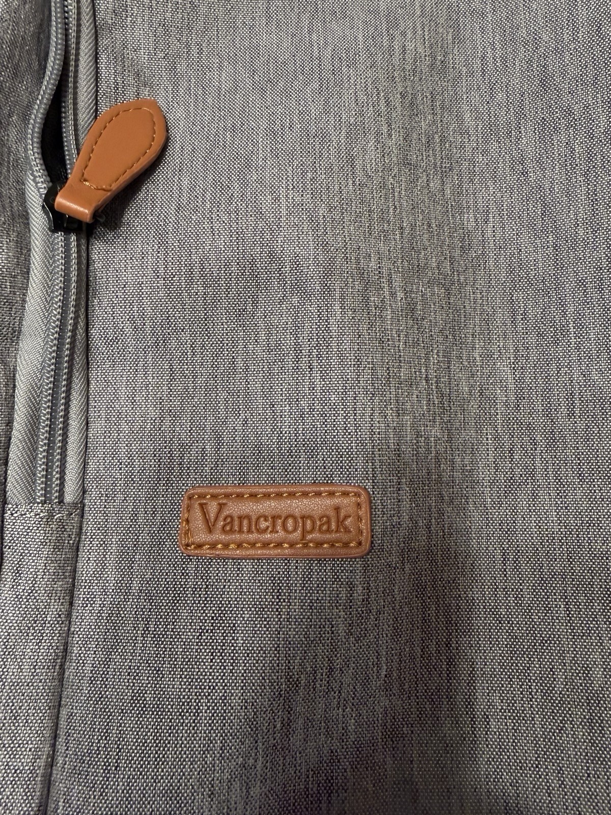 Vancropak Gray Expandable Carry On Backpack with Packing Cubes