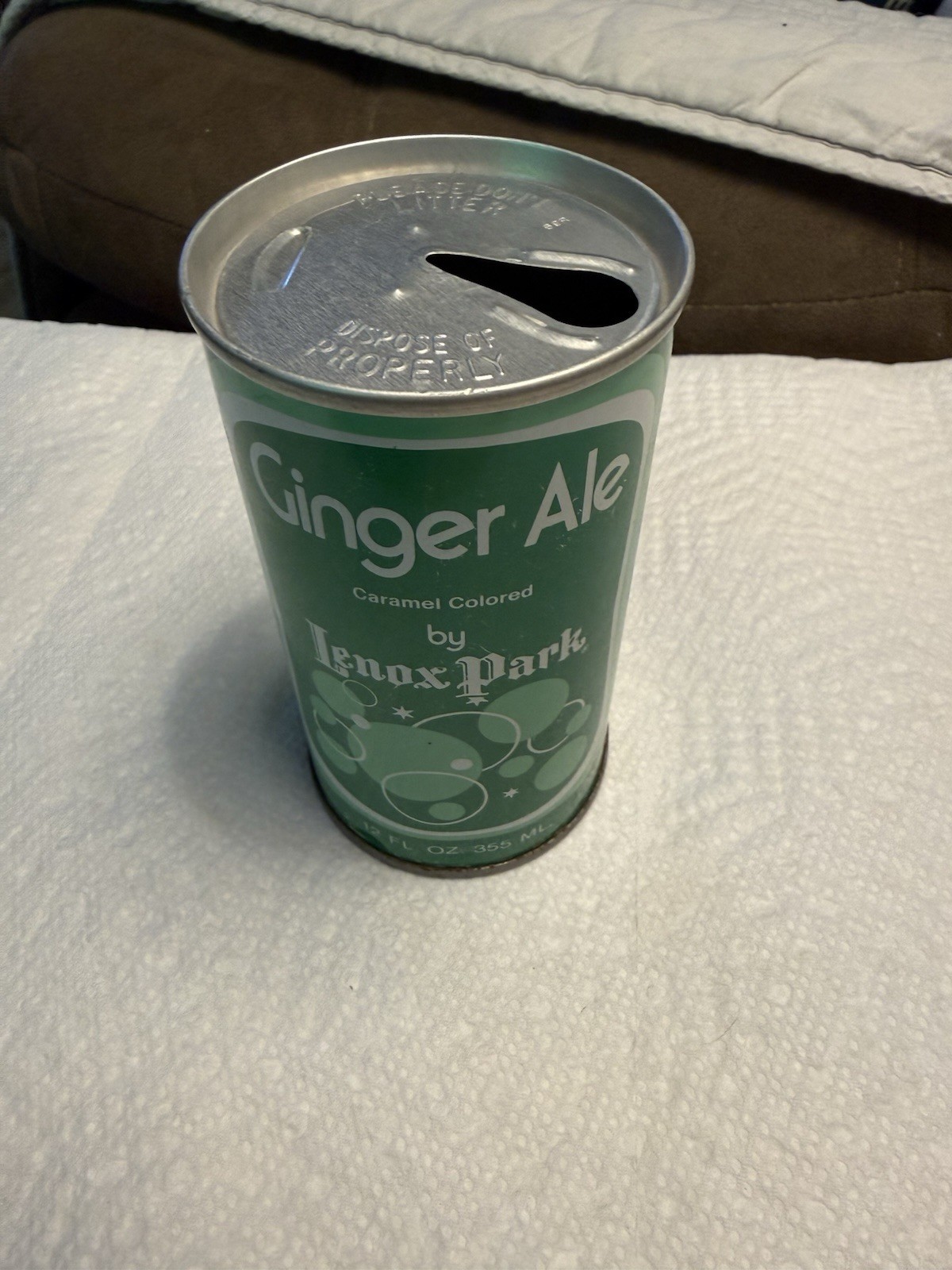 GINGER 🫚 ALE soda 🥤can  BY LENOX PARK