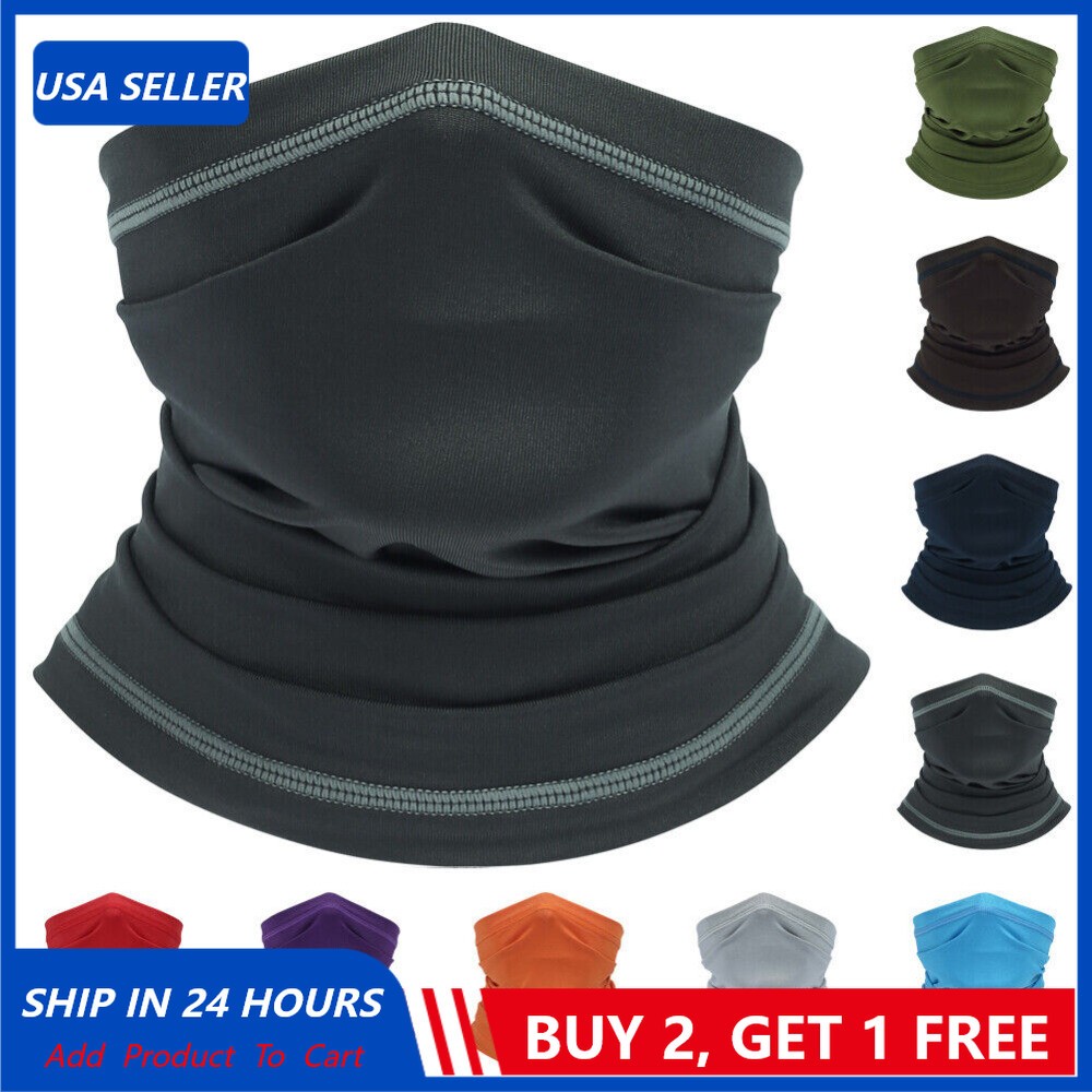 Cooling Neck Gaiter Balaclava Face Mask UV Protection Bandana Scarf Men Women US
