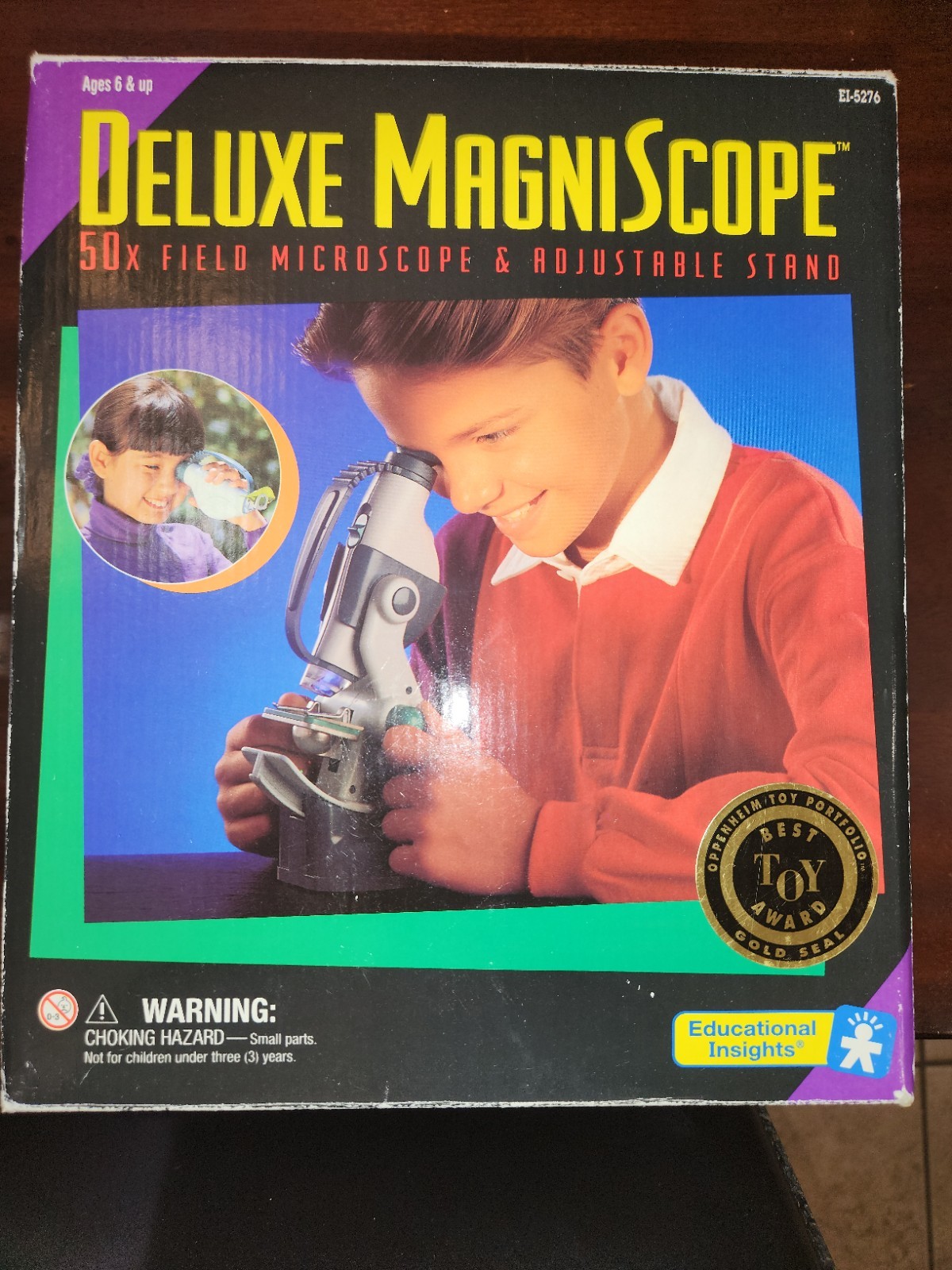 Kids Microscope- Educational Insights -Ages 6+ Geo Safari Deluxe Magniscope