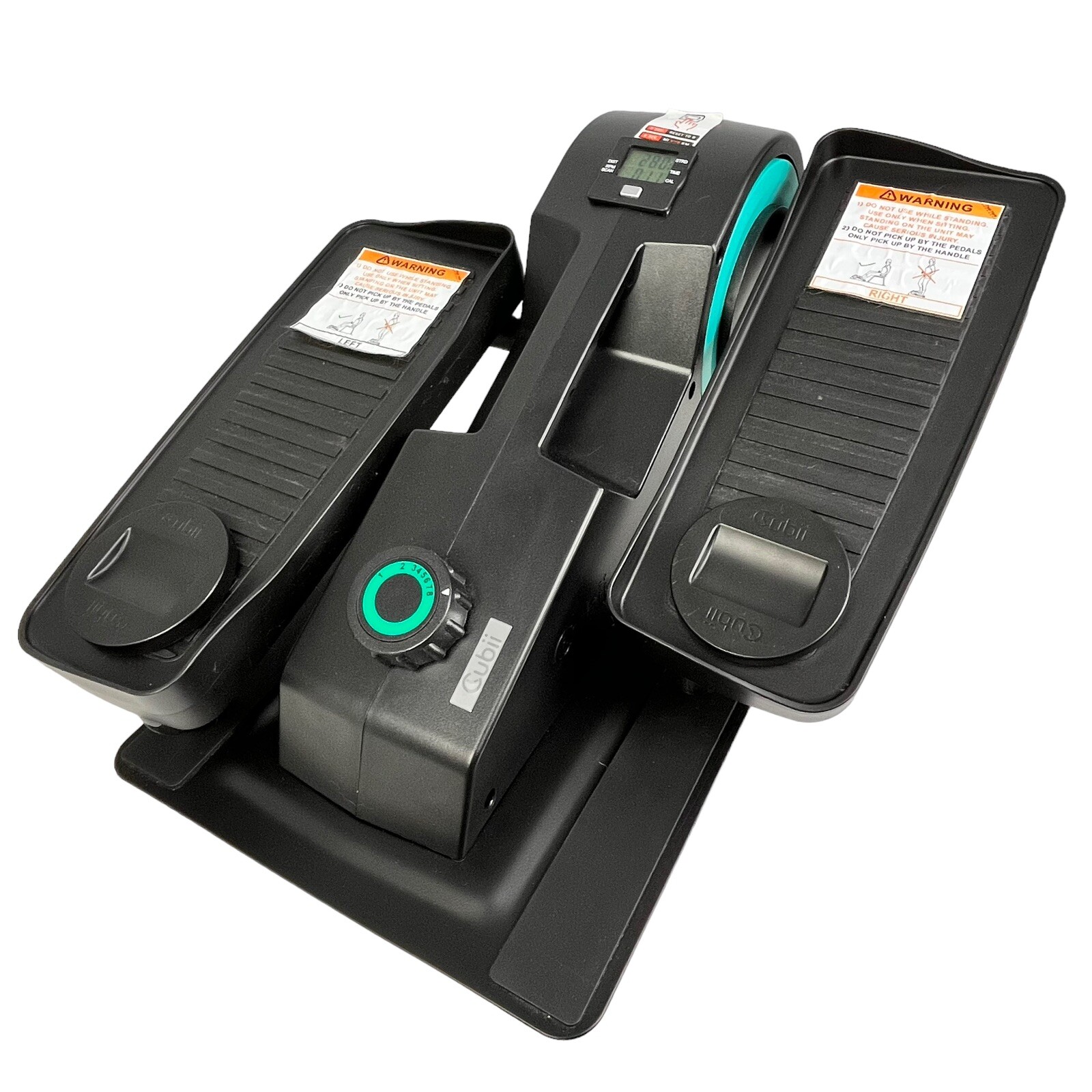 Cubii Seated Compact Under Desk Elliptical + Display + Mat Teal Workout F3A2