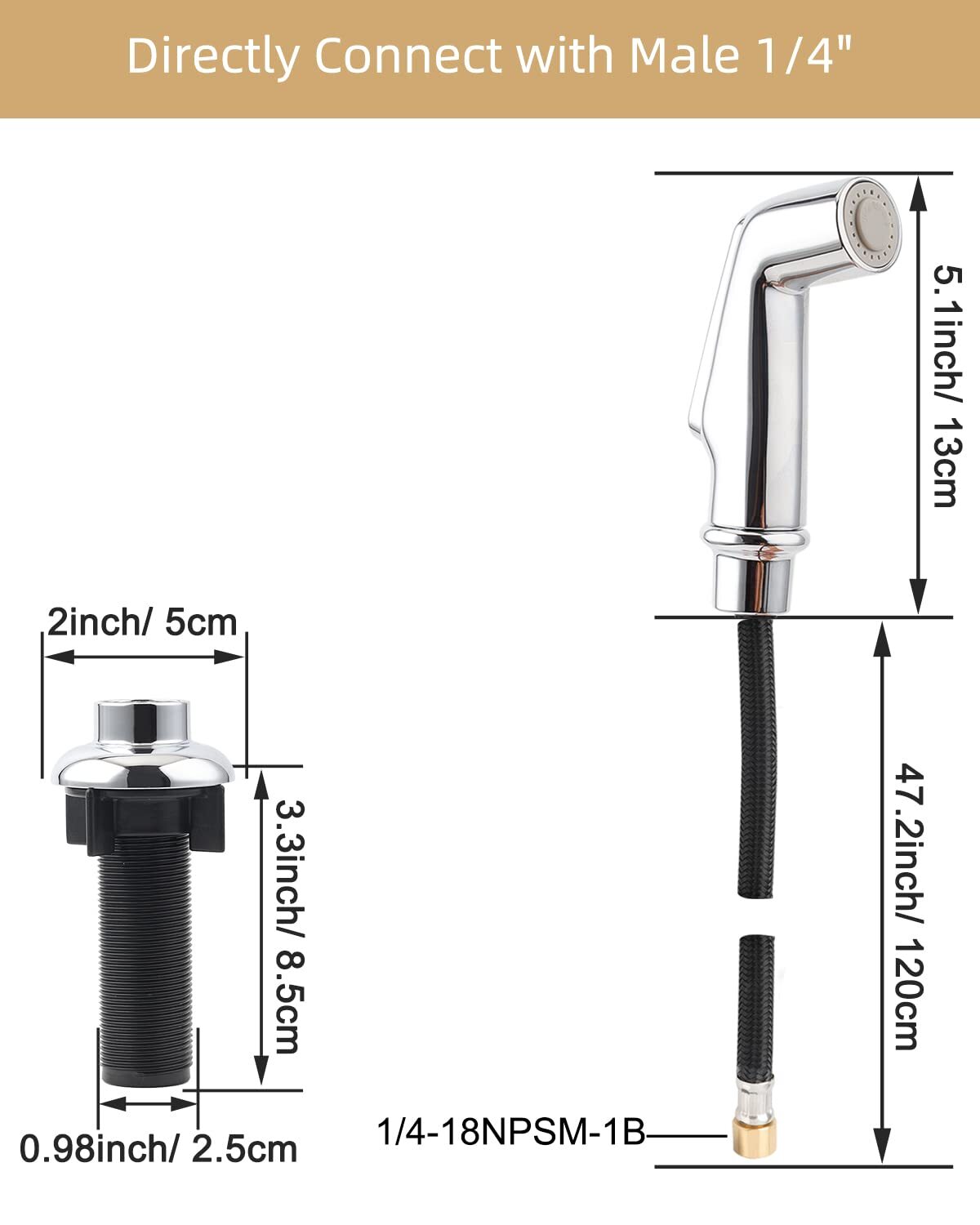 Kitchen Side Sprayer,Kitchen Sink Sprayer Replacement,Kitchen Sink Spray Head