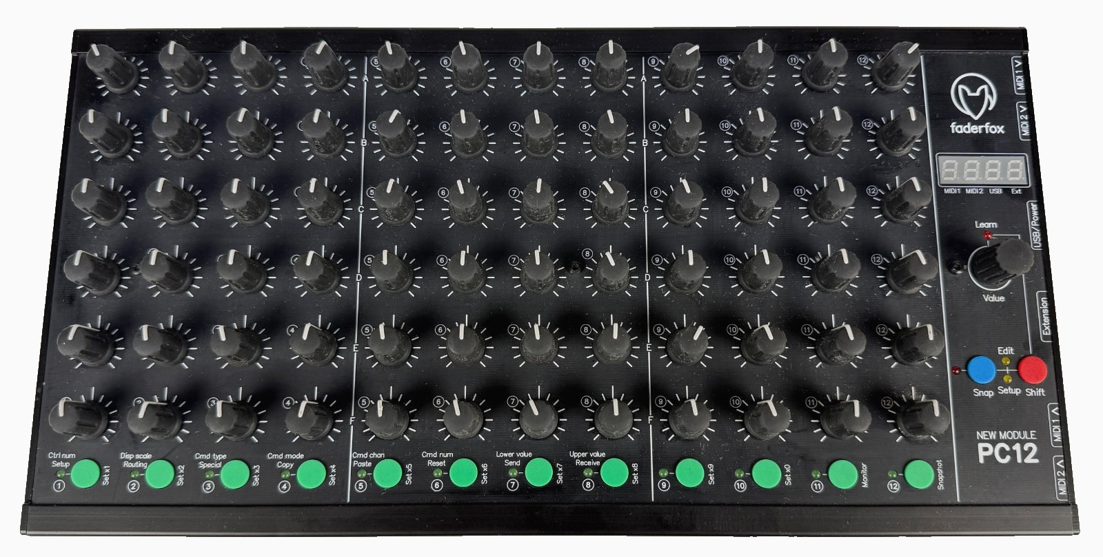 Faderfox PC12 Midi Controller MIB
