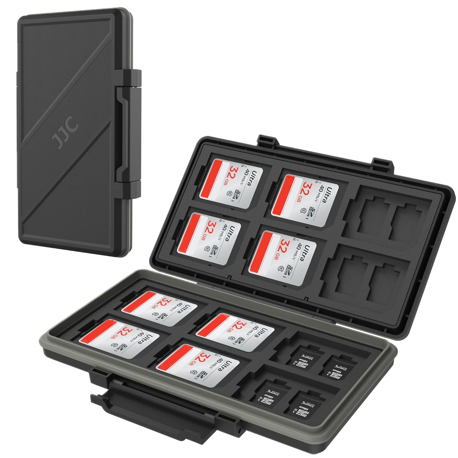 36 Slots Memory Card Case Holder Water-Resistant Keeper Wallet for 12 SD SDHC SD