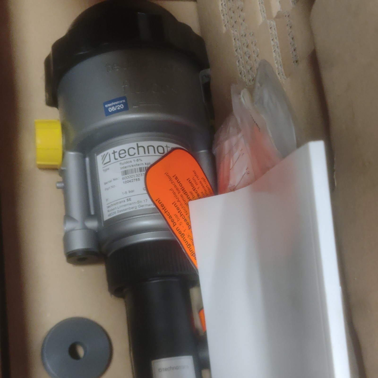 Technotrans fluidos 1-5% Dosing Pump 10042755 Intern/Extern KPL Original Part