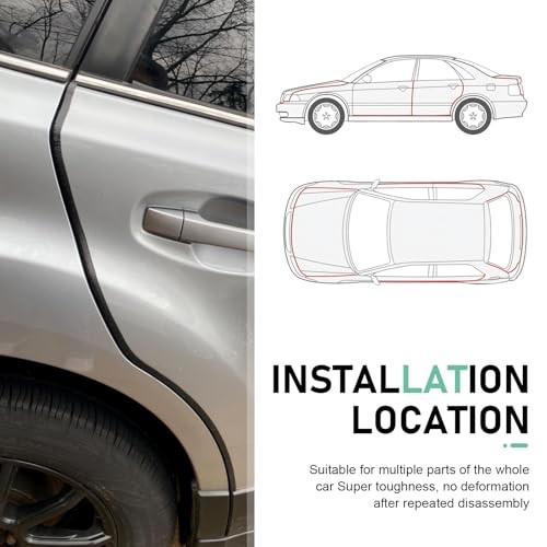 Car Door Edge Guard, 16.4Ft Rubber Seal Edge Trim, Door Edge Protector Guard