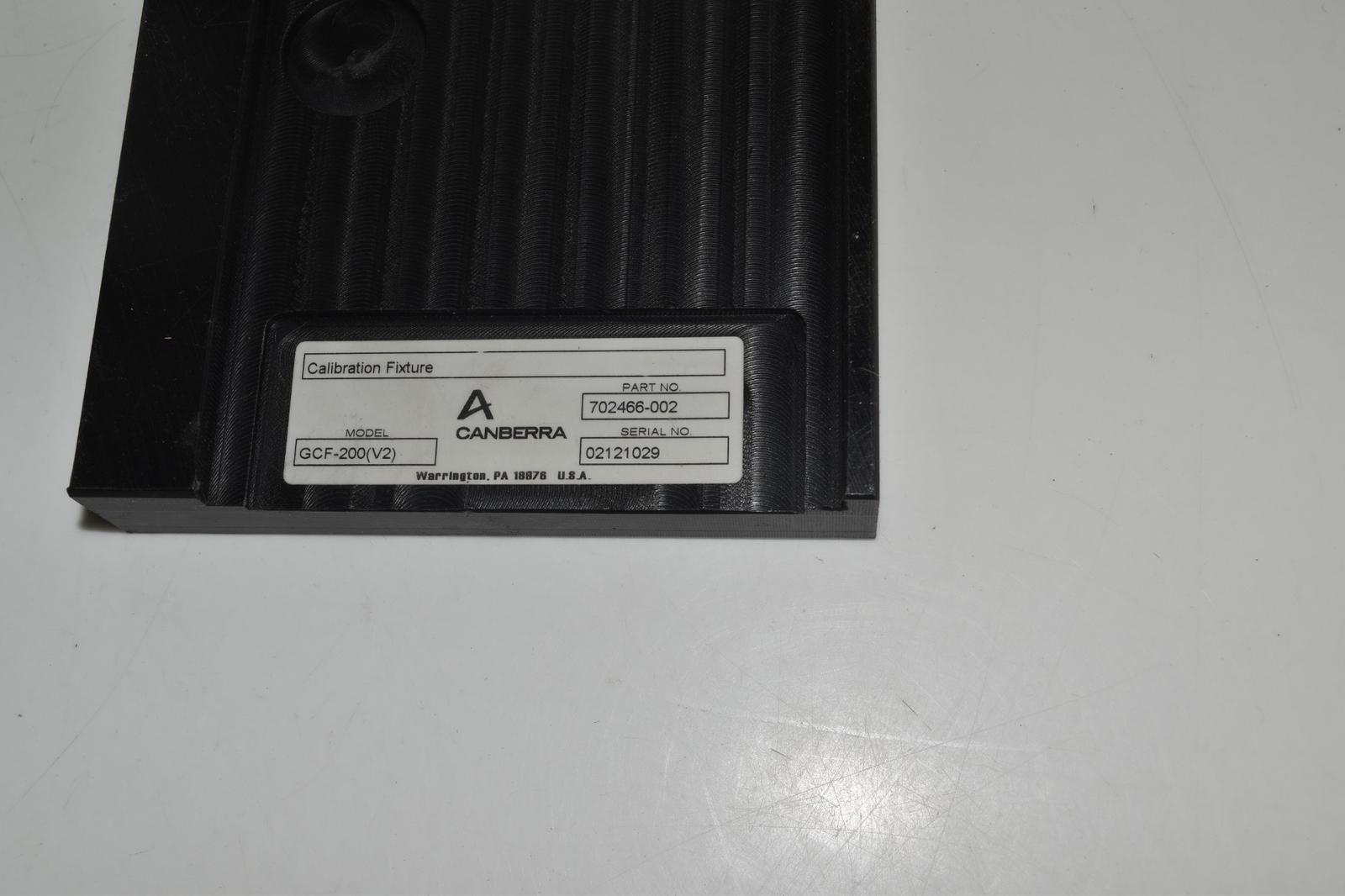 CANBERRA MODEL GCF-200(V2) CALIBRATION FIXTURE (MAJ39)