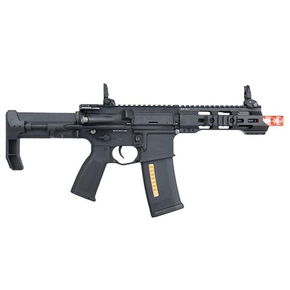 KWA Airsoft AEG 2.5 Full Metal VM4 Ronin T6 PDW with Adjustable FPS - Black