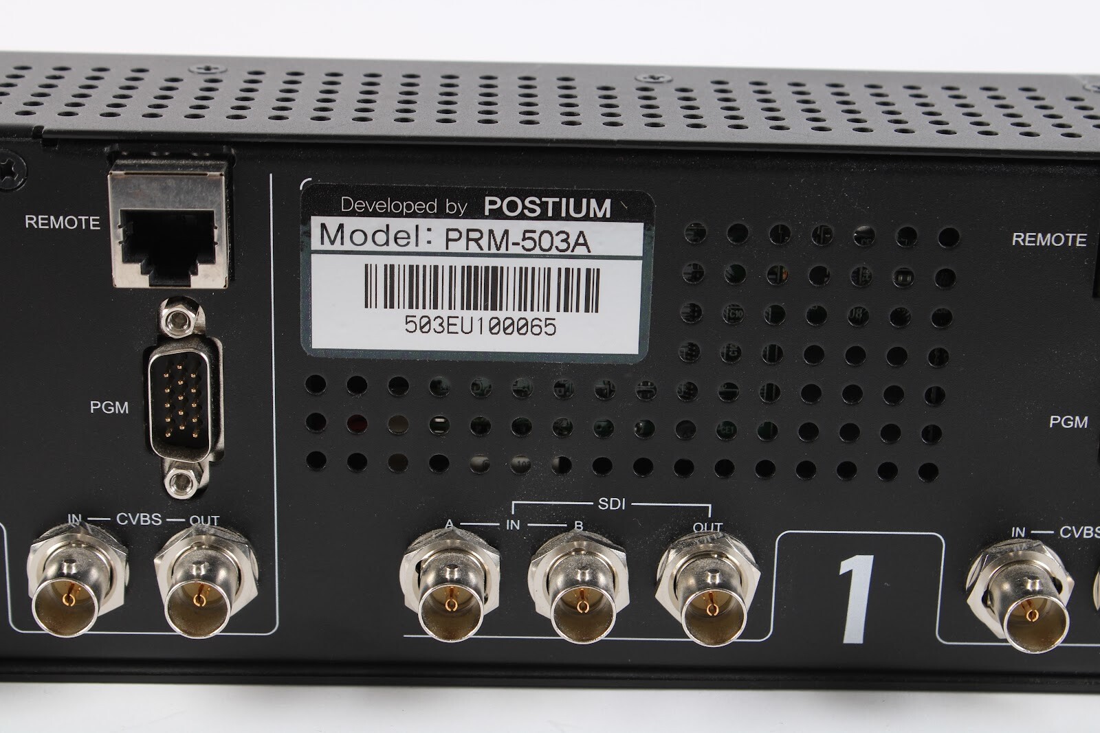 TVlogic PRM-503A 5" 800x480 Multi-Format Triple LCD Rack Mount - Scratch Cover