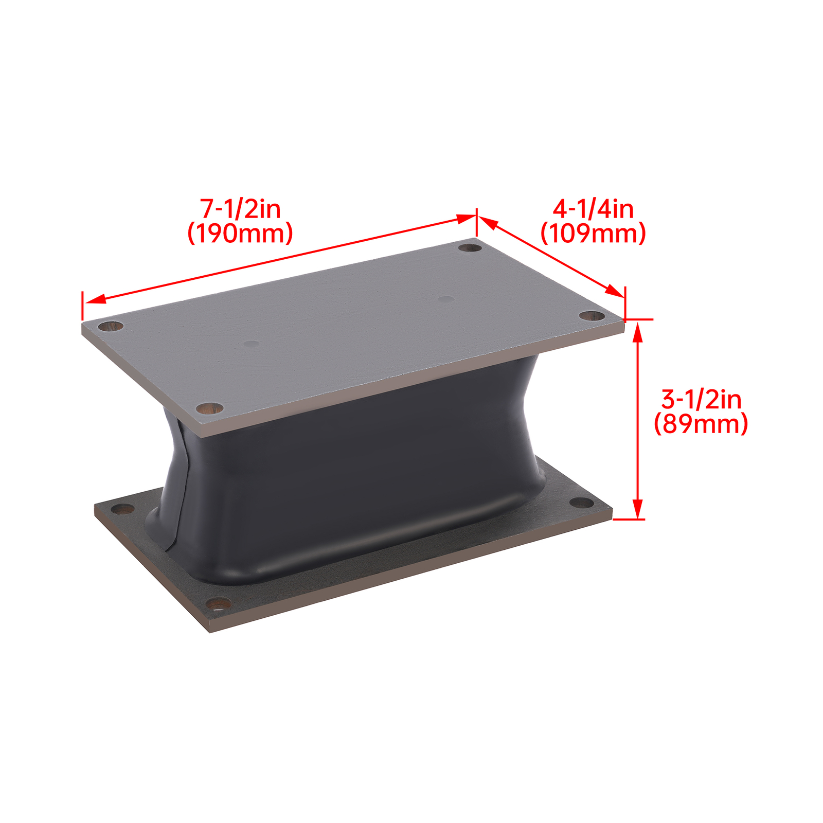 4 Pack Vibratory Compactor Rubber Shock Mounts For Stanley & Bobcat Hydraulic