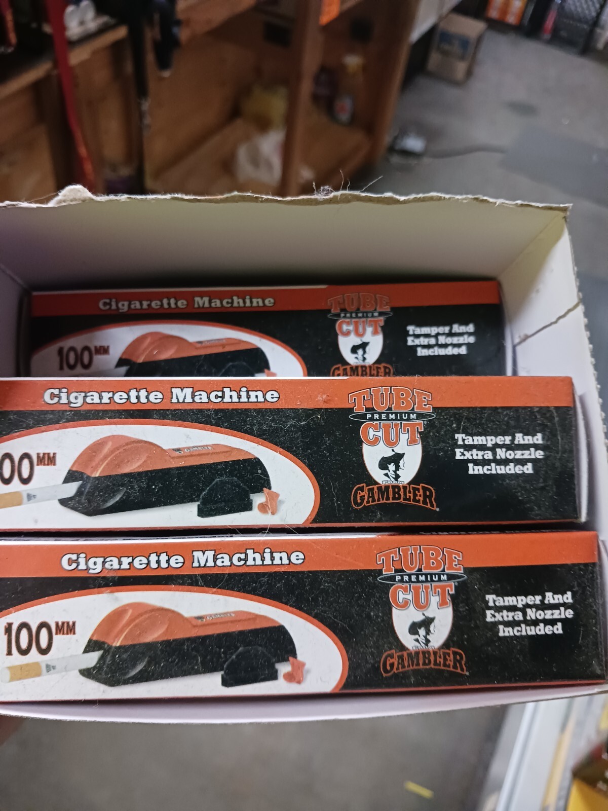 5 CT - Gambler Tube Cut 100mm Cigarette Maker Hand Tobacco Tube Injector