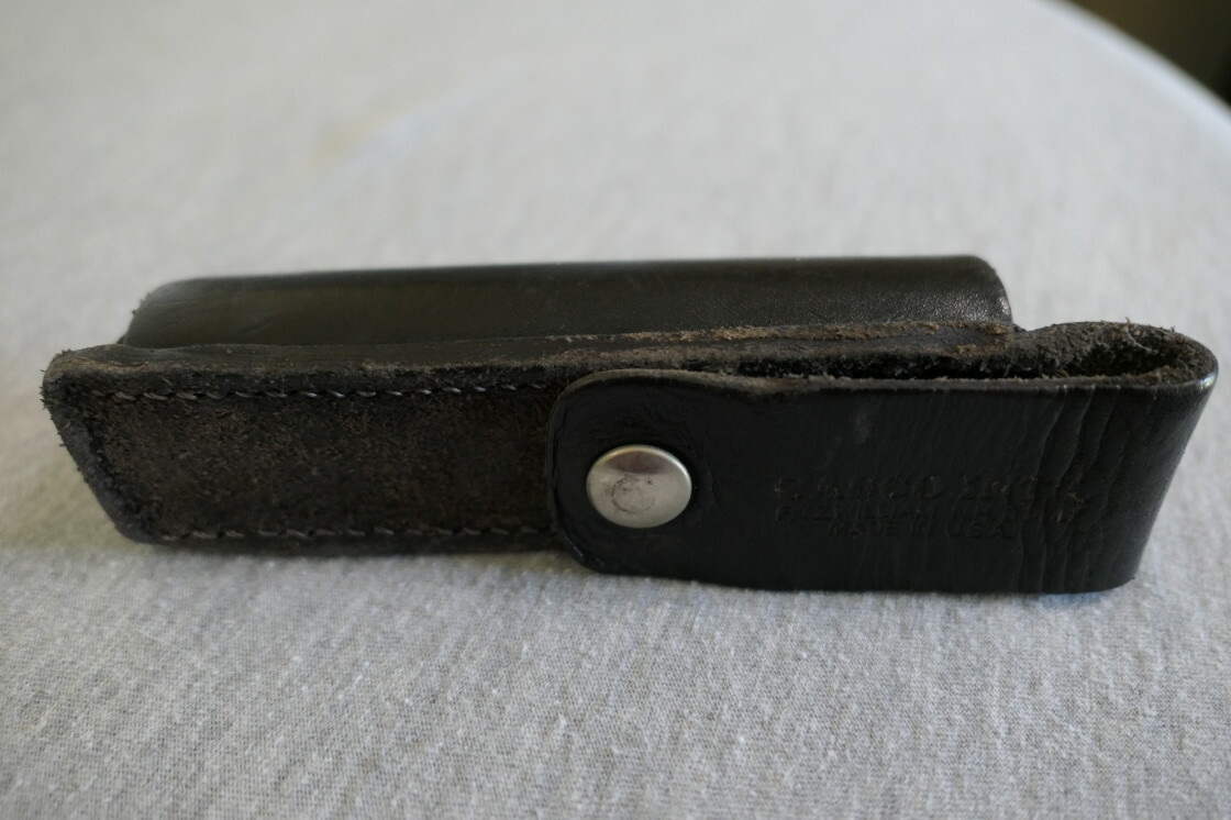 Casco International Open Leather Mini Stinger Flashlight Holder Case 034-47