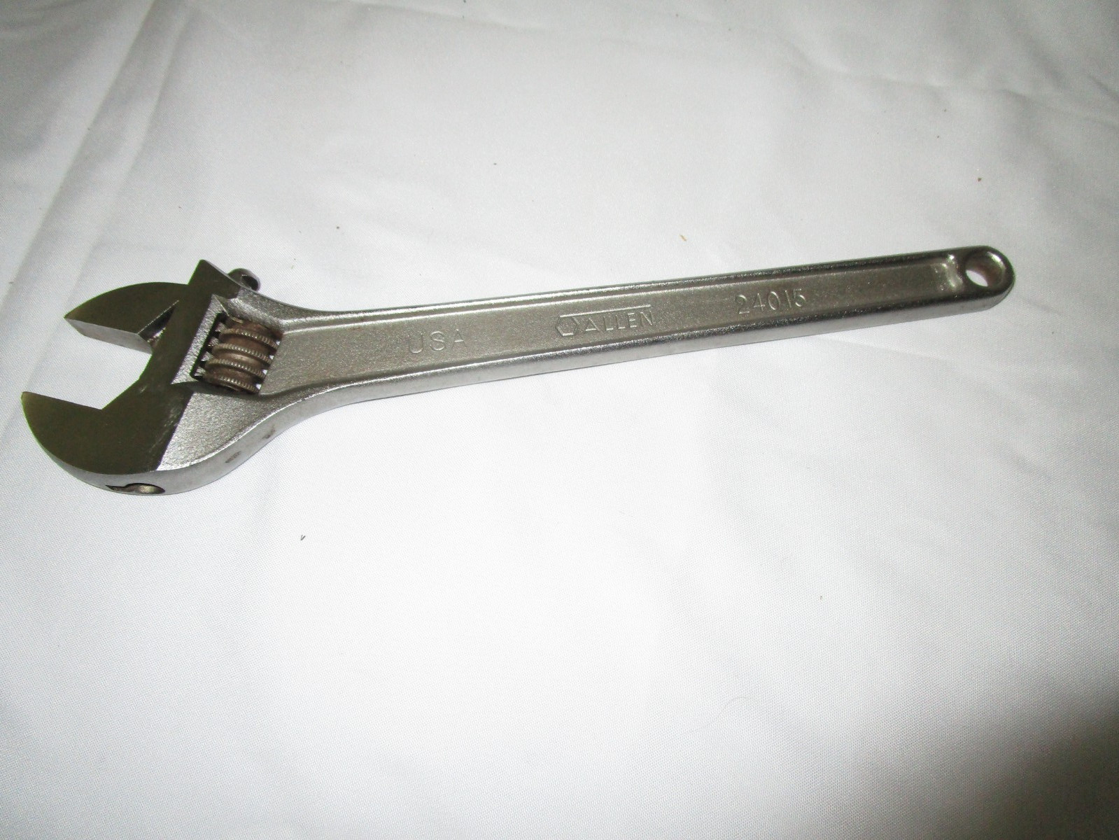 Allen brand 15" adjustable wrench 24015 USA made