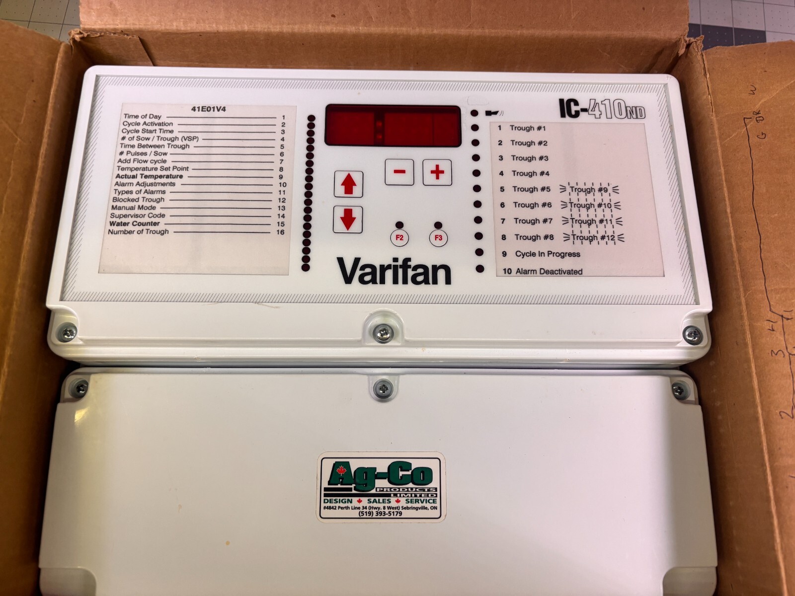 Varifan IC-410ND Intelligent Control, 4 Input/10 Output