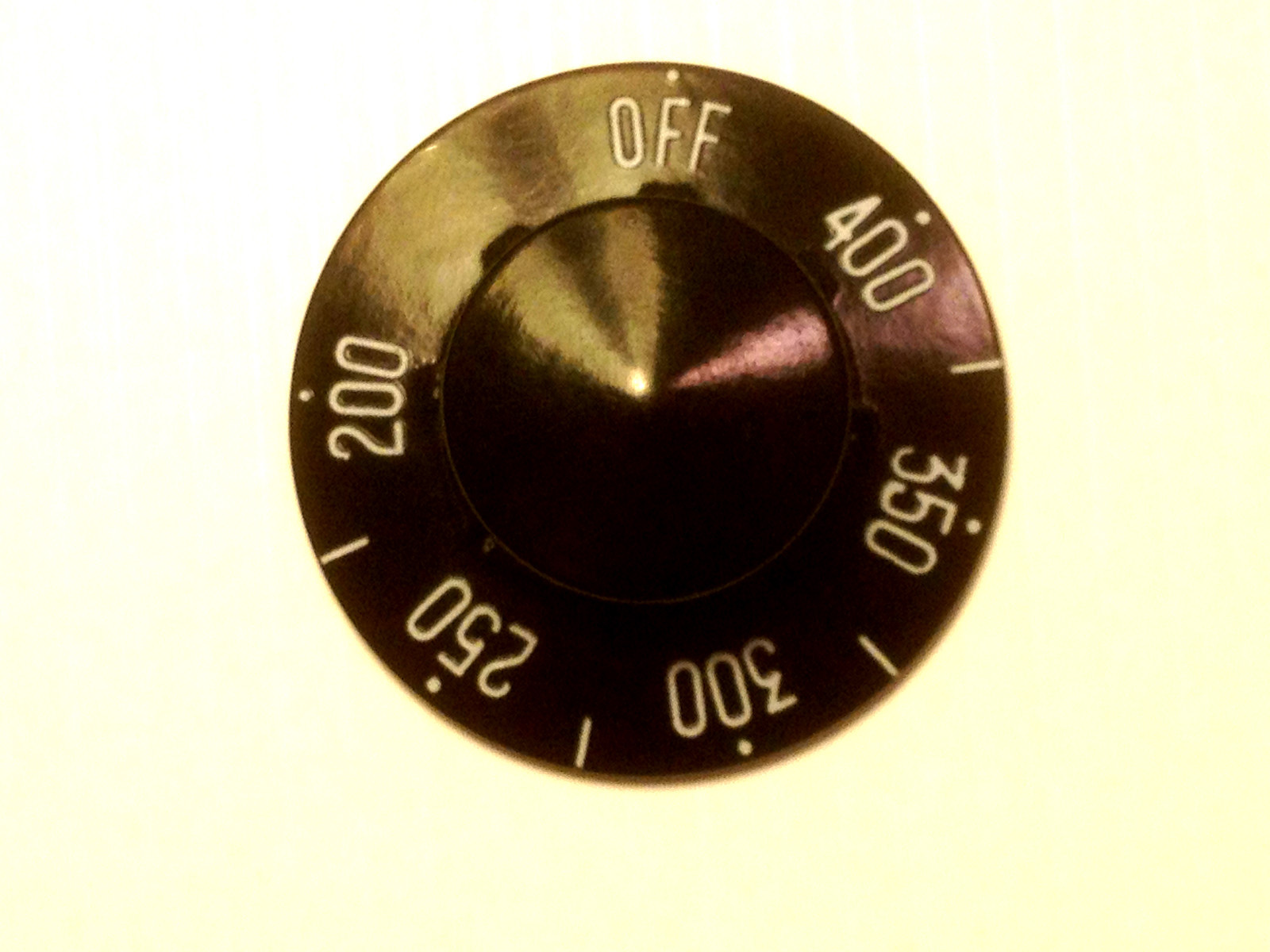 Black, Thermostat, Dial, Knob, 200-400 F, New