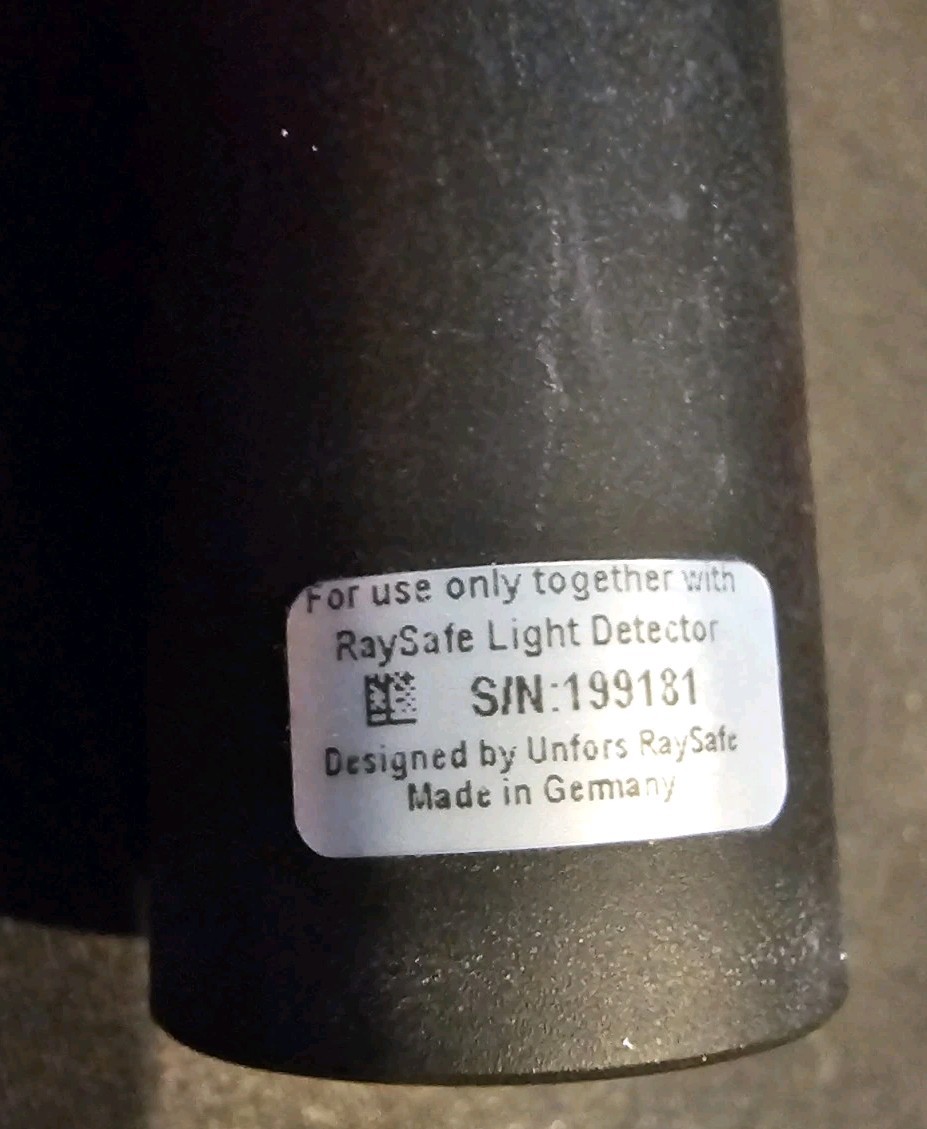 Unfors RaySafe 8221011-A Solo Base Unit W/ Light Probe/ Meter - Light Detector