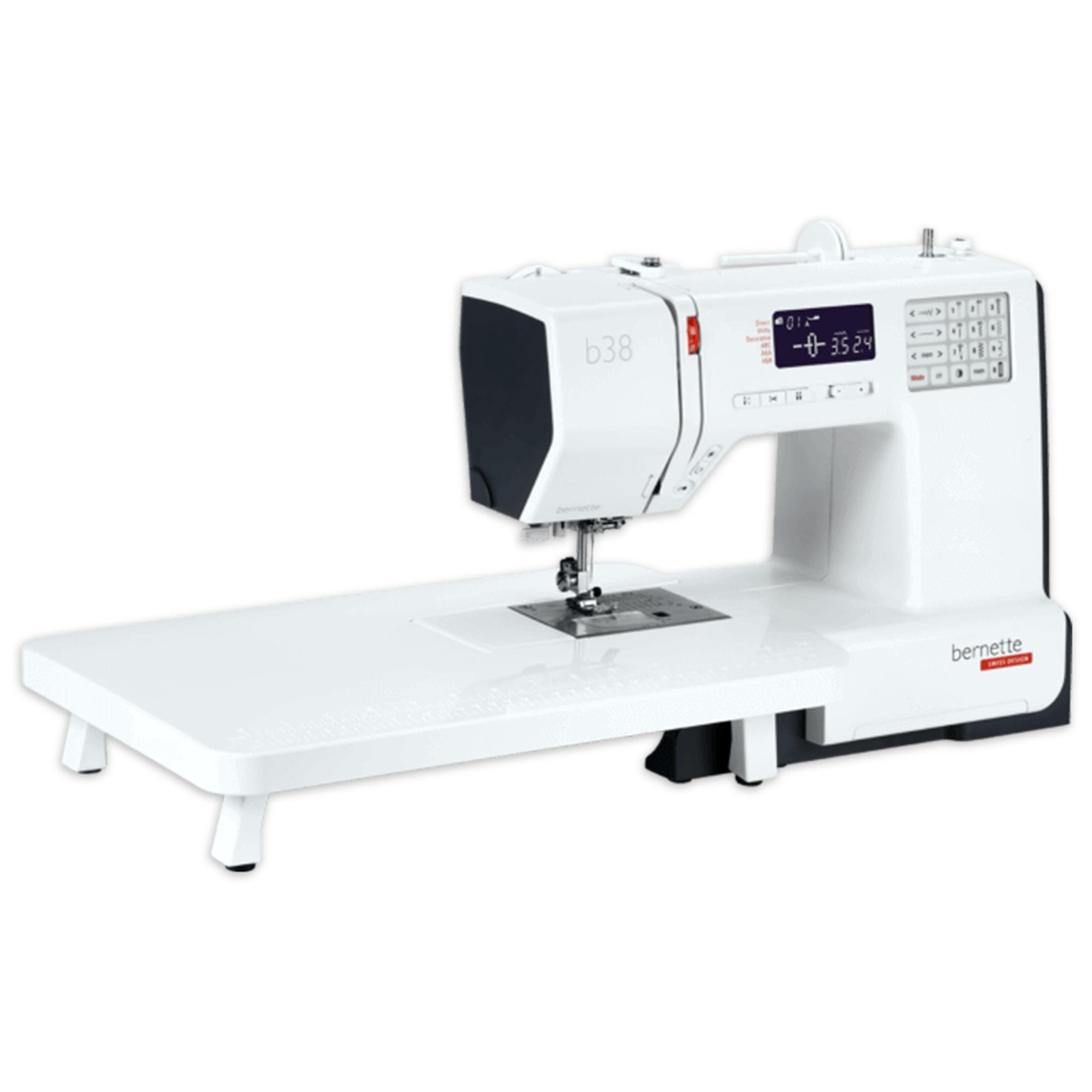 Bernette B38 Top End Computerized Sewing Machine Bundle w/ 8 Pressure Feet