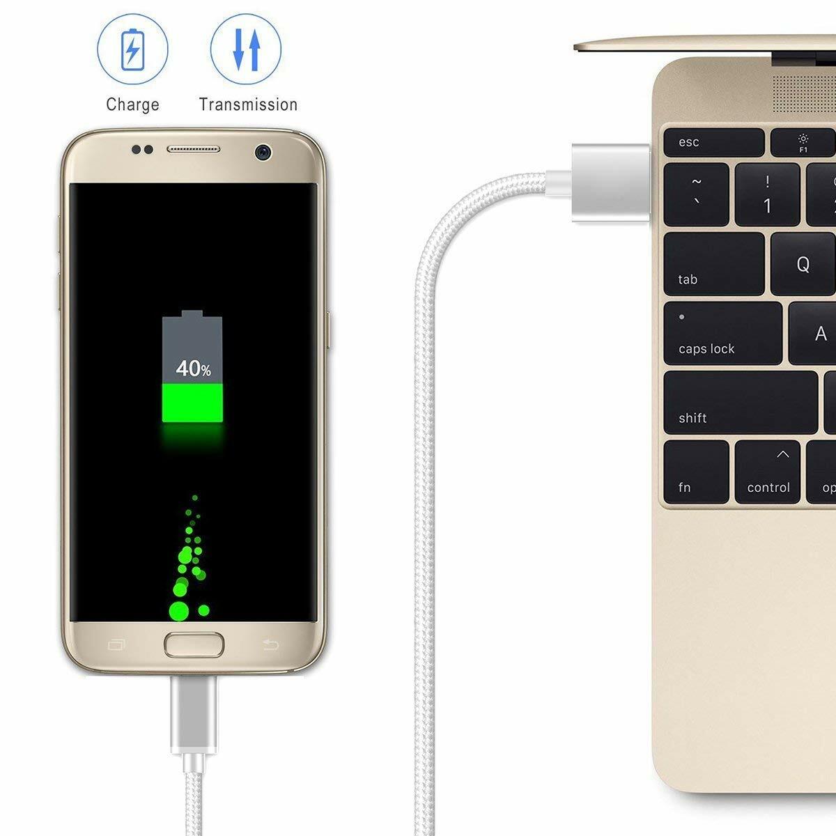 Micro USB Charger Flat Cable Data Sync Fast Charging for Android Samsung HTC LG