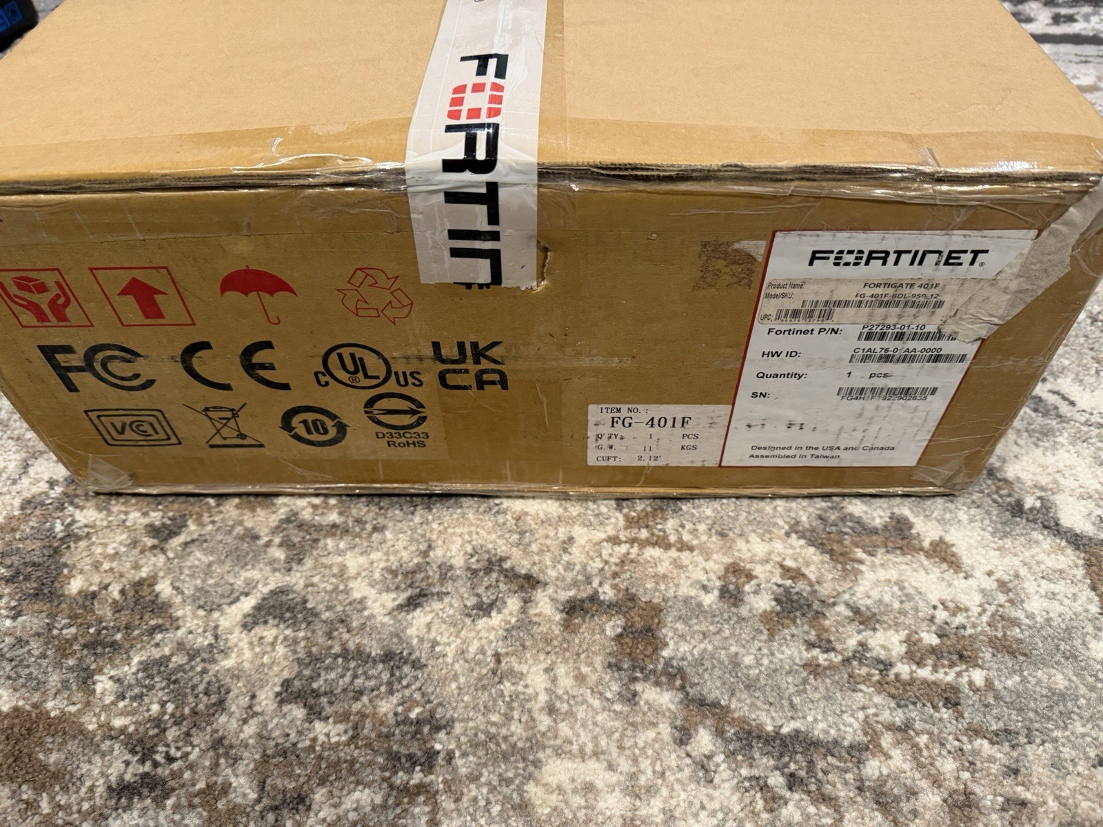 Fortinet FortiGate- FG-401F-BDL-950-12
