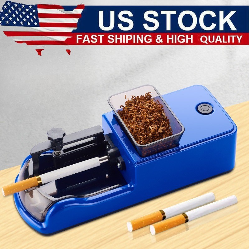 Cigarette Machine Automatic Electric Rolling Roller Tobacco Injector Maker US