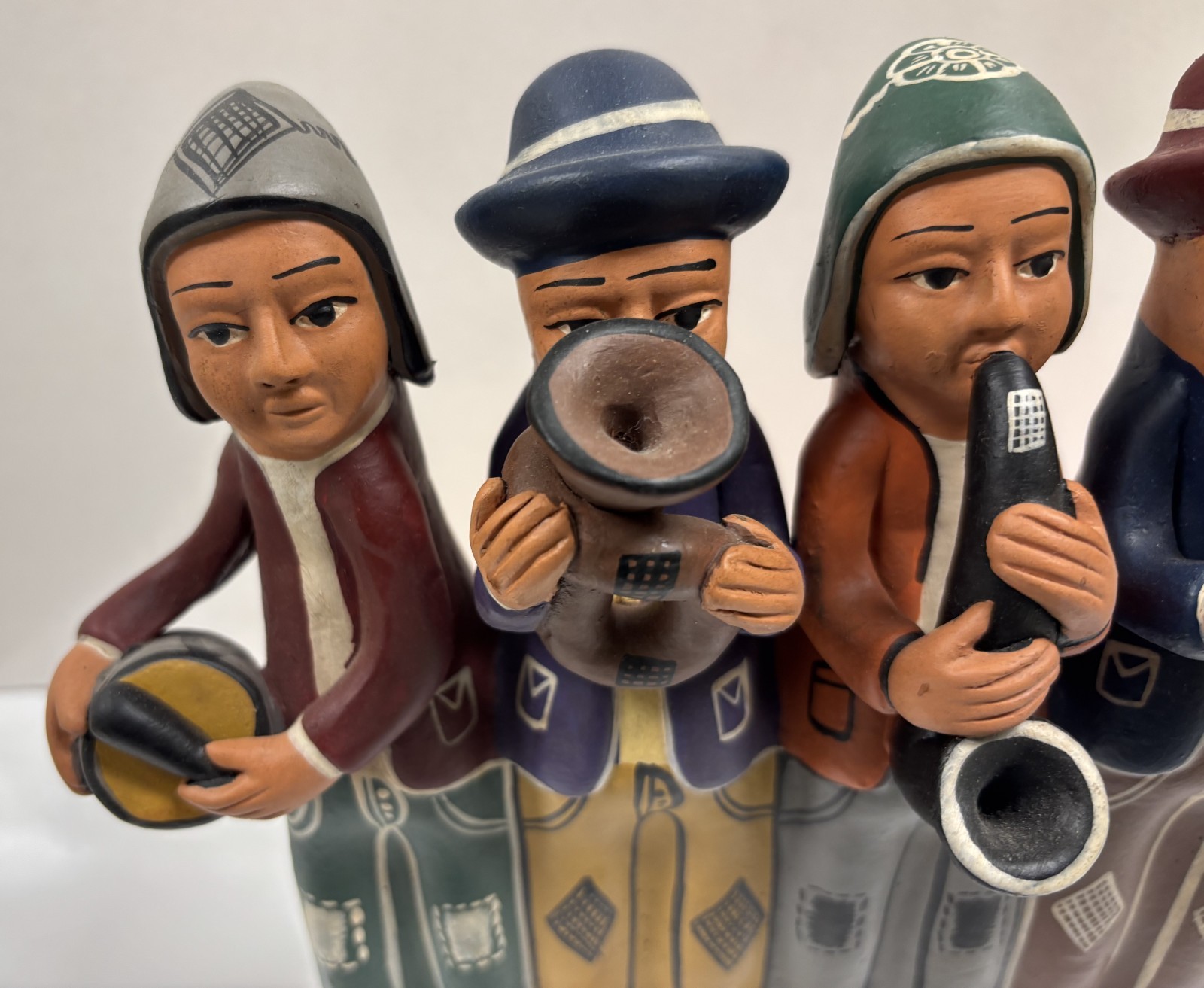 Handcrafted Peruvian Whistle - Musicians playing their instruments