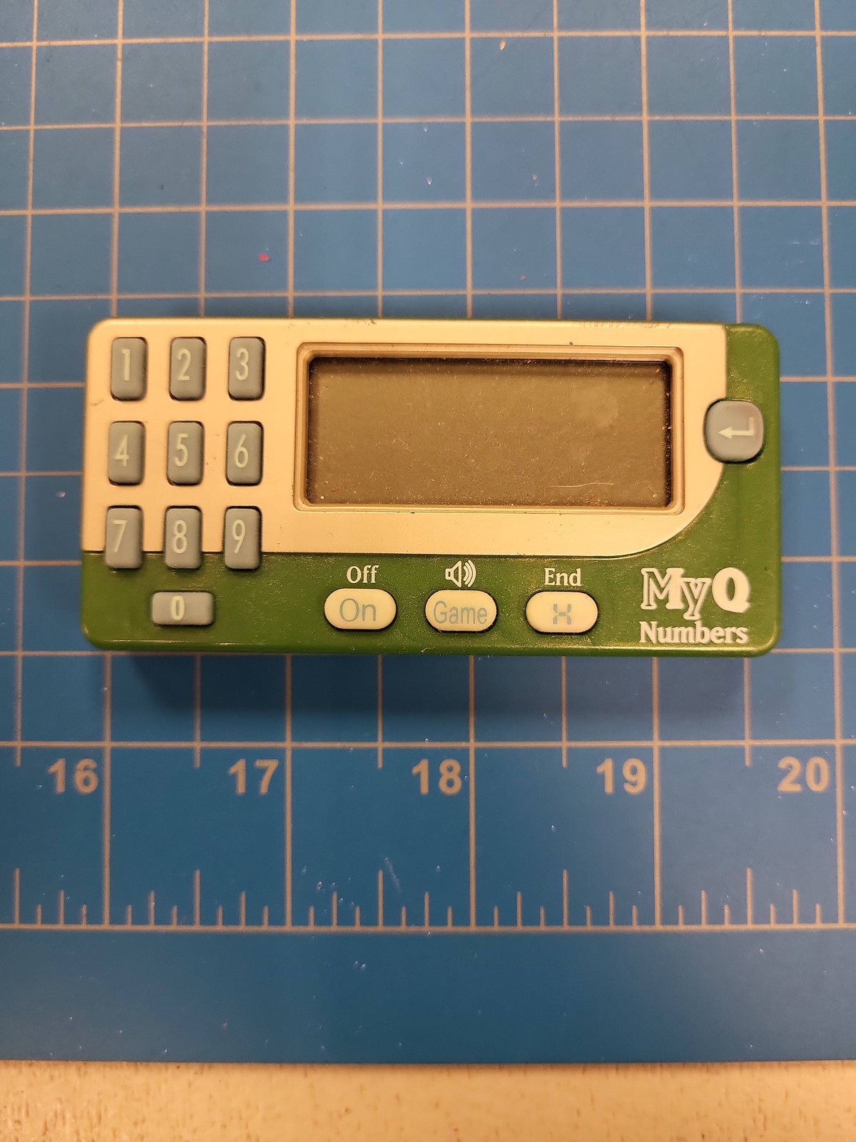 MyQ Numbers Handheld Game Vintage Electronic Math Learning Toy Pocket Size