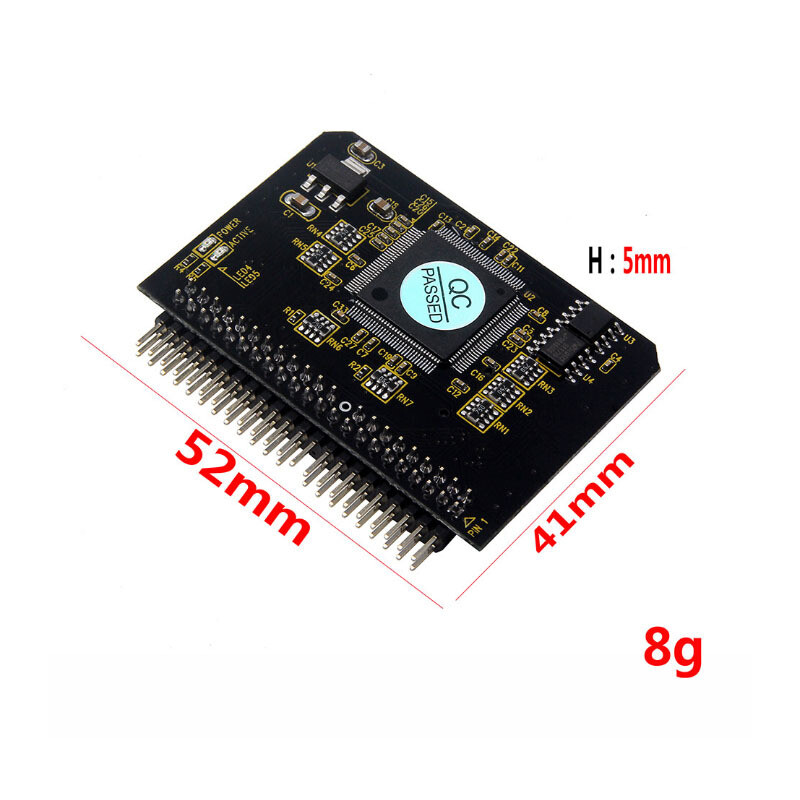 Micro Sd To 2.5" Ide Memory Card To 44pin Ide Male Reader Adapter Transfer Mode