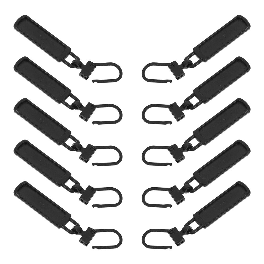 10 Pcs Zipper Tag Head Box School Bag Accessories Replacement Pull