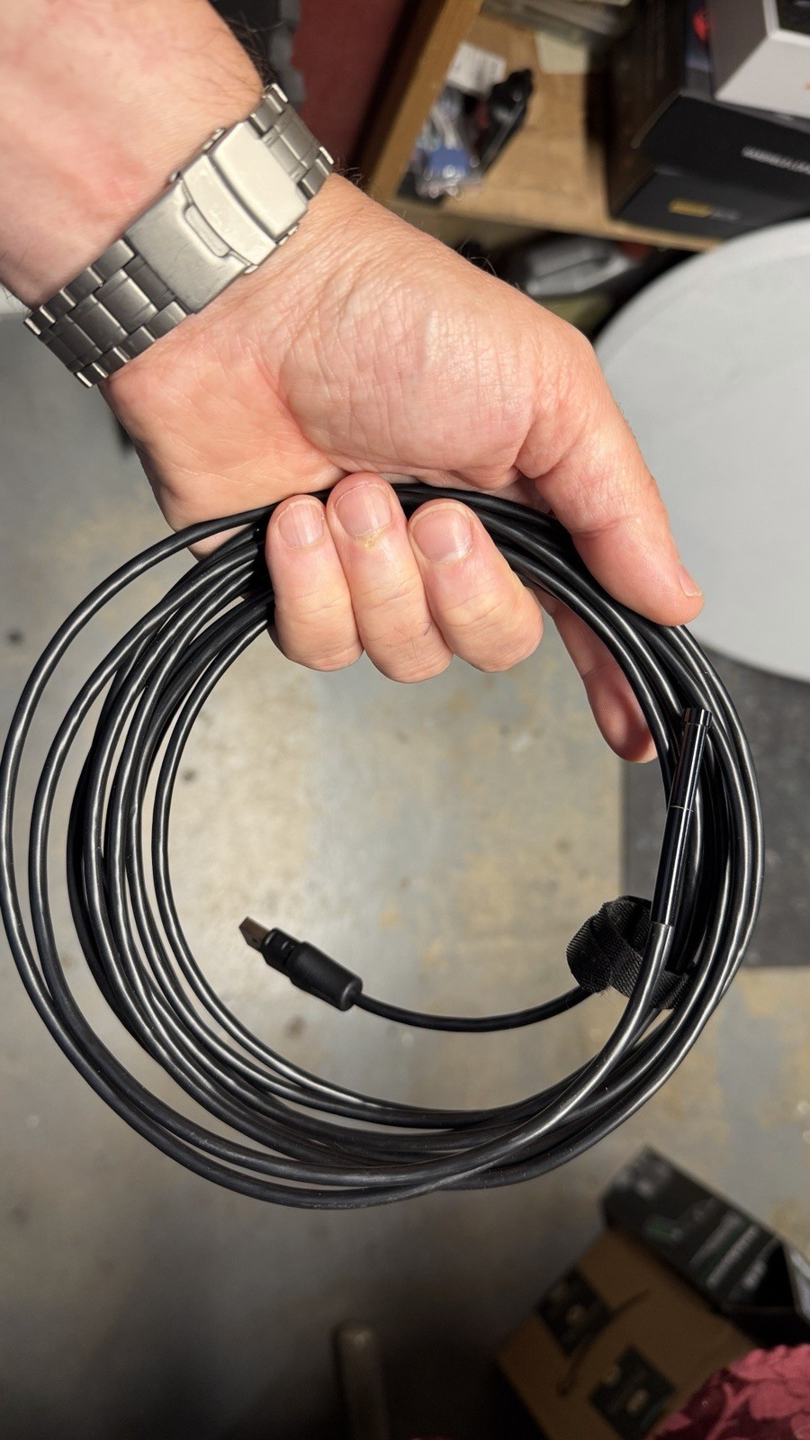 DEPSTECH DP380 Dual-Lens Borescope Inspection Camera (4.3" Screen)