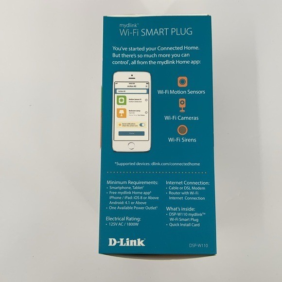 D-Link Mydlink Wi-fi smart plug DSP-W110 quantity 3
