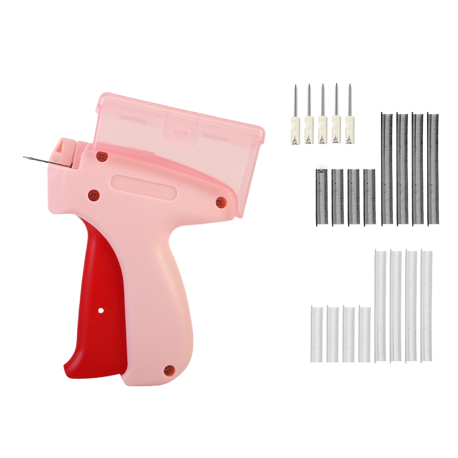 Pink Stitch Gun Smooth Operation Effortless Fixing Multi-purpose for Wool Cotton