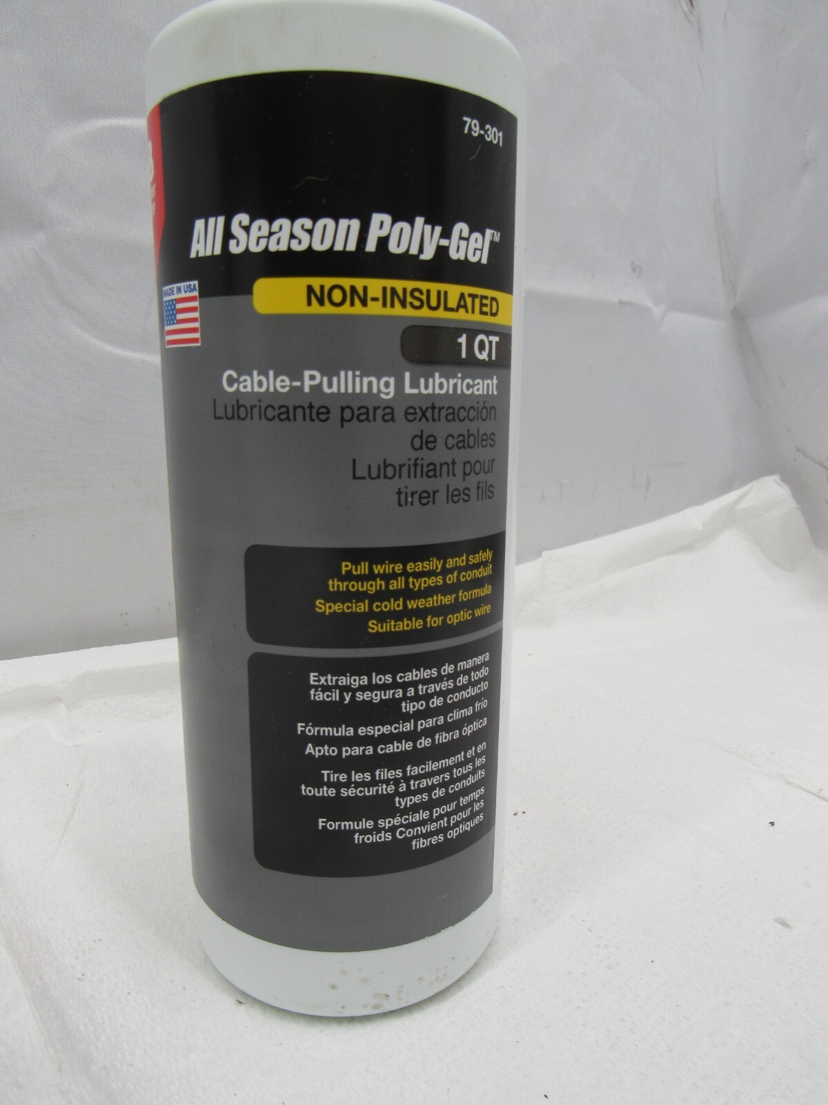 Gardner Bender All Season Poly-Gel Cable-Pulling Lubricant Non-Insulated 1QT