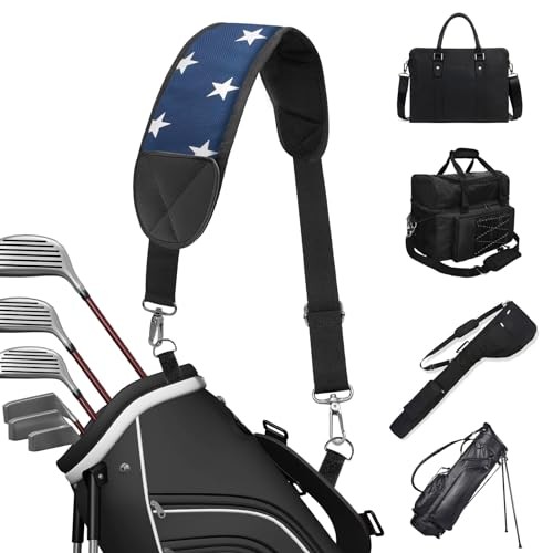 Golf Bag Strap Replacement Golf Bag Shoulder Strap Adjustable Single Padded