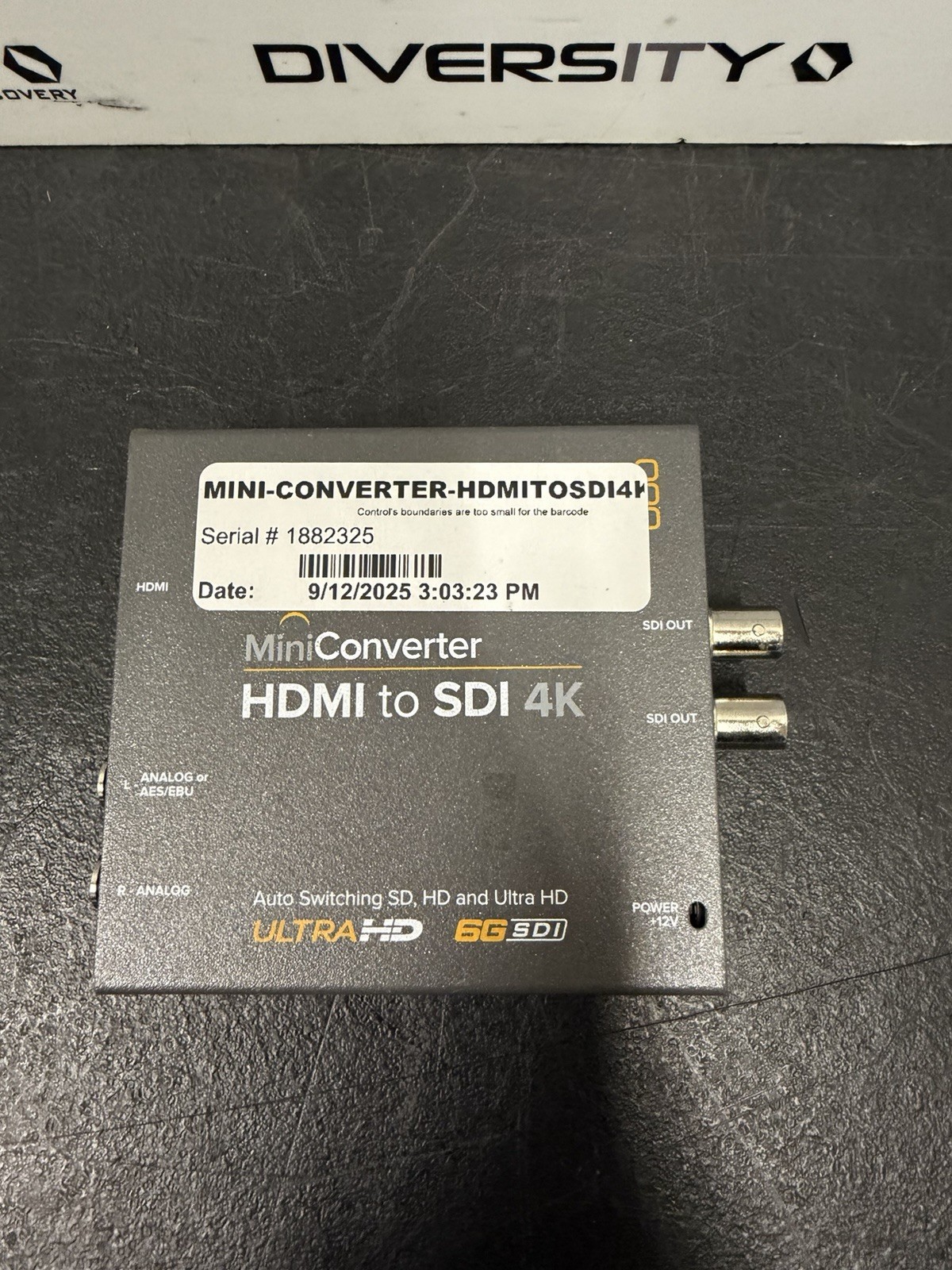 Blackmagic Mini Converter HDMI TO SDI 4K