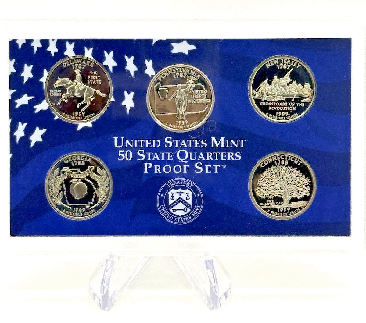 1999-S US Mint Proof Set 9 Coin Set OGP Original Government Packaging COA