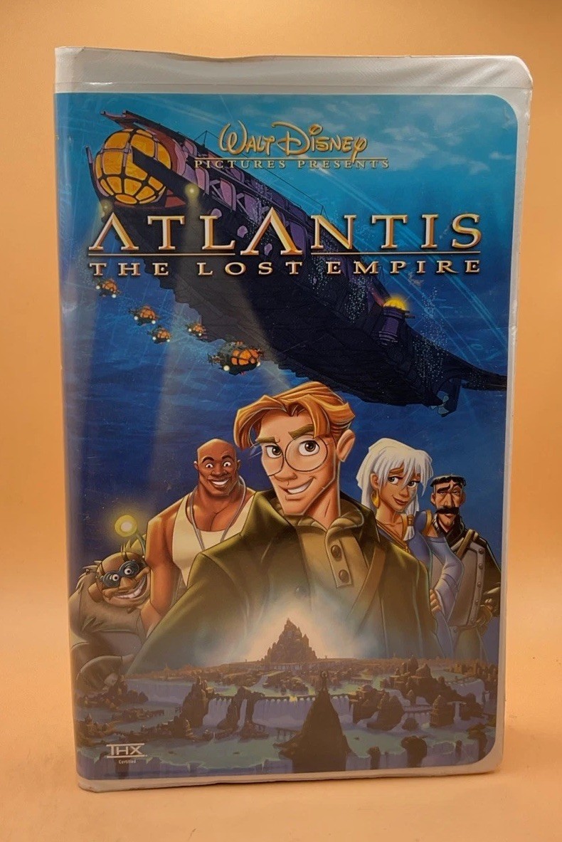 Atlantis: The Lost Empire VHS Disney Clamshell **Buy 2 Get 1 Free**