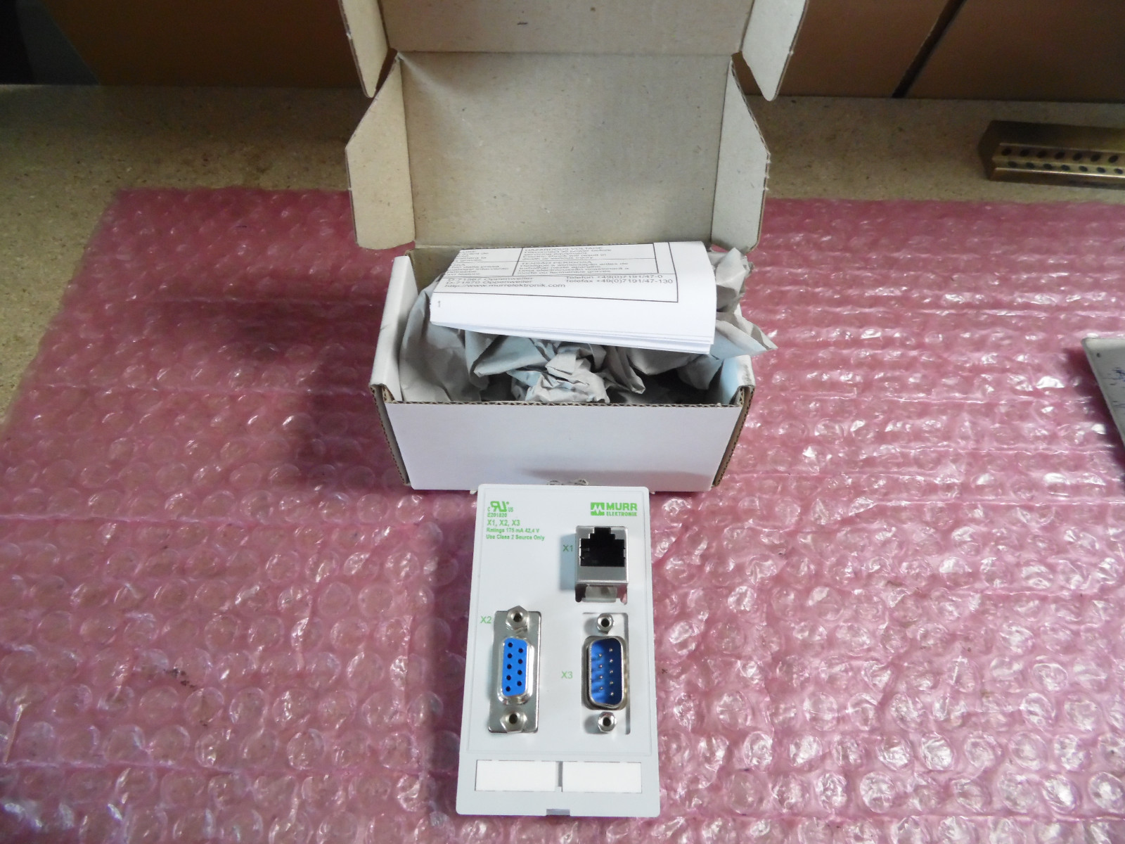 Murr 4000-68000-1110000, Modlink MSDD Front Panel Interface New Original Packaging