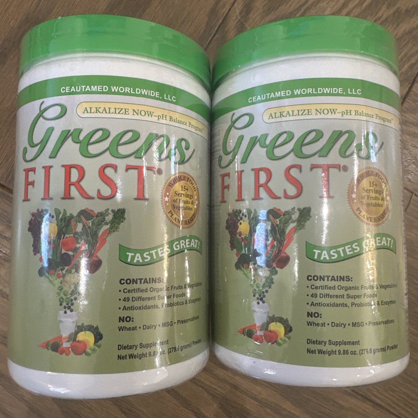 2 X  Greens First, Greens First, Original, 9.86 oz (279.6 g) 12/2024 READ