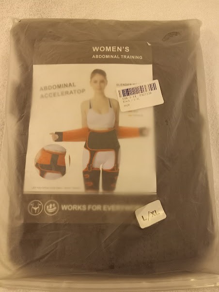 Women's Abdominal Training Waist & Thigh Belt Size L/XL New