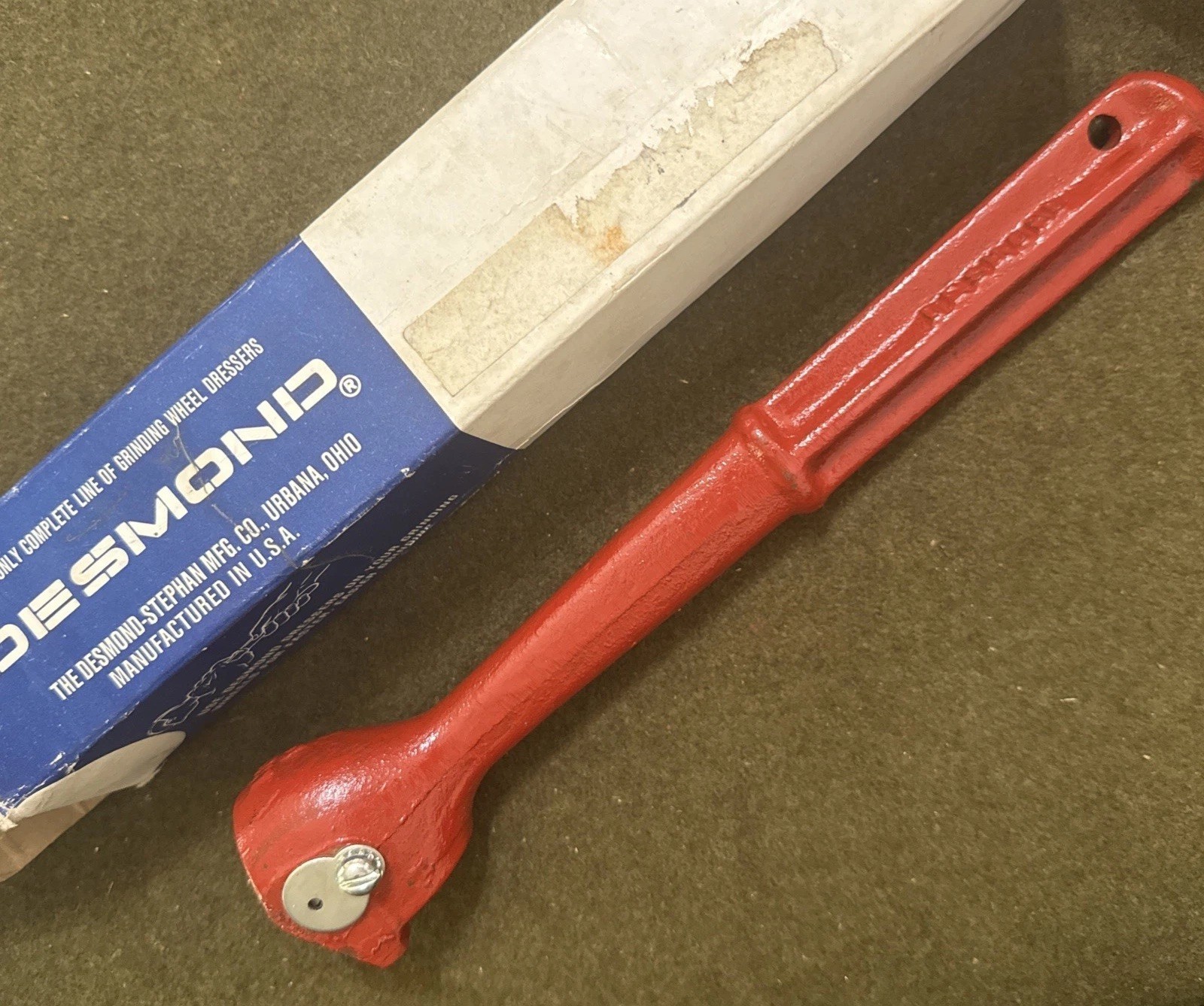 Desmond Grinding Wheel Dresser No. 0 USA Urbana Ohio 🇺🇸 New