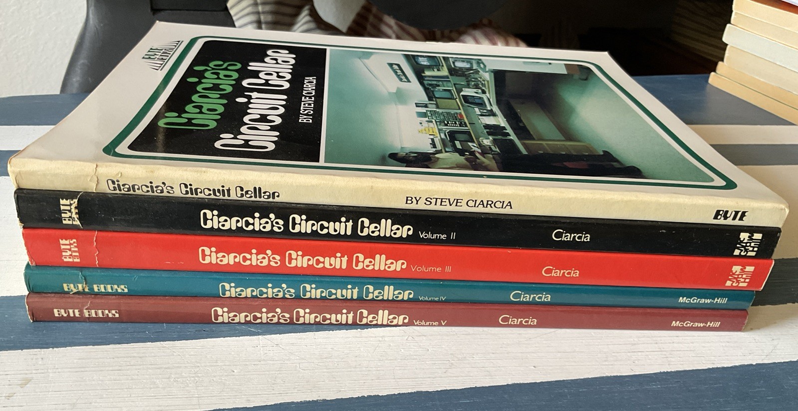 Steve Ciarcia's Circuit Cellar Vol 1-5 1984 VTG Computer Computing Book LOT of 5