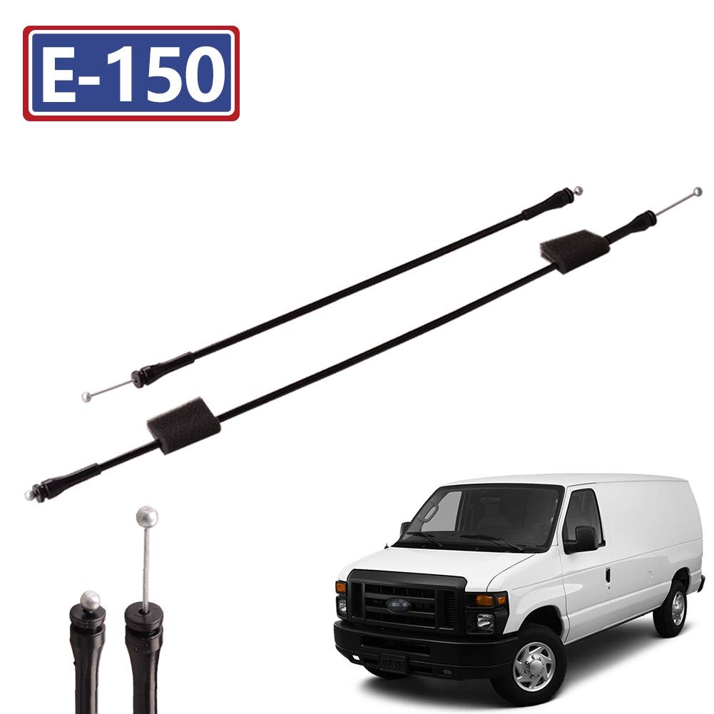 Side Door Latch Release Cable for Ford E-Series Van 1992-2014 - 2 Pack