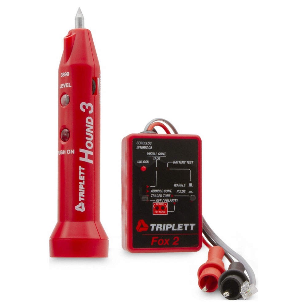 TRIPLETT 3399 Circuit Tracer Kit, 0 to 120V AC, Case 55EF35