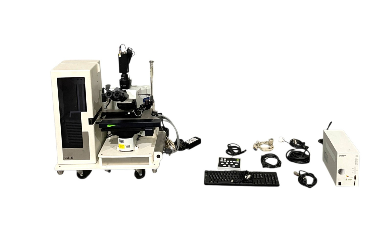 Olympus BX61TRF Motorized Microscope System w/ Leica GSL-10 Stacker & BX-UCB