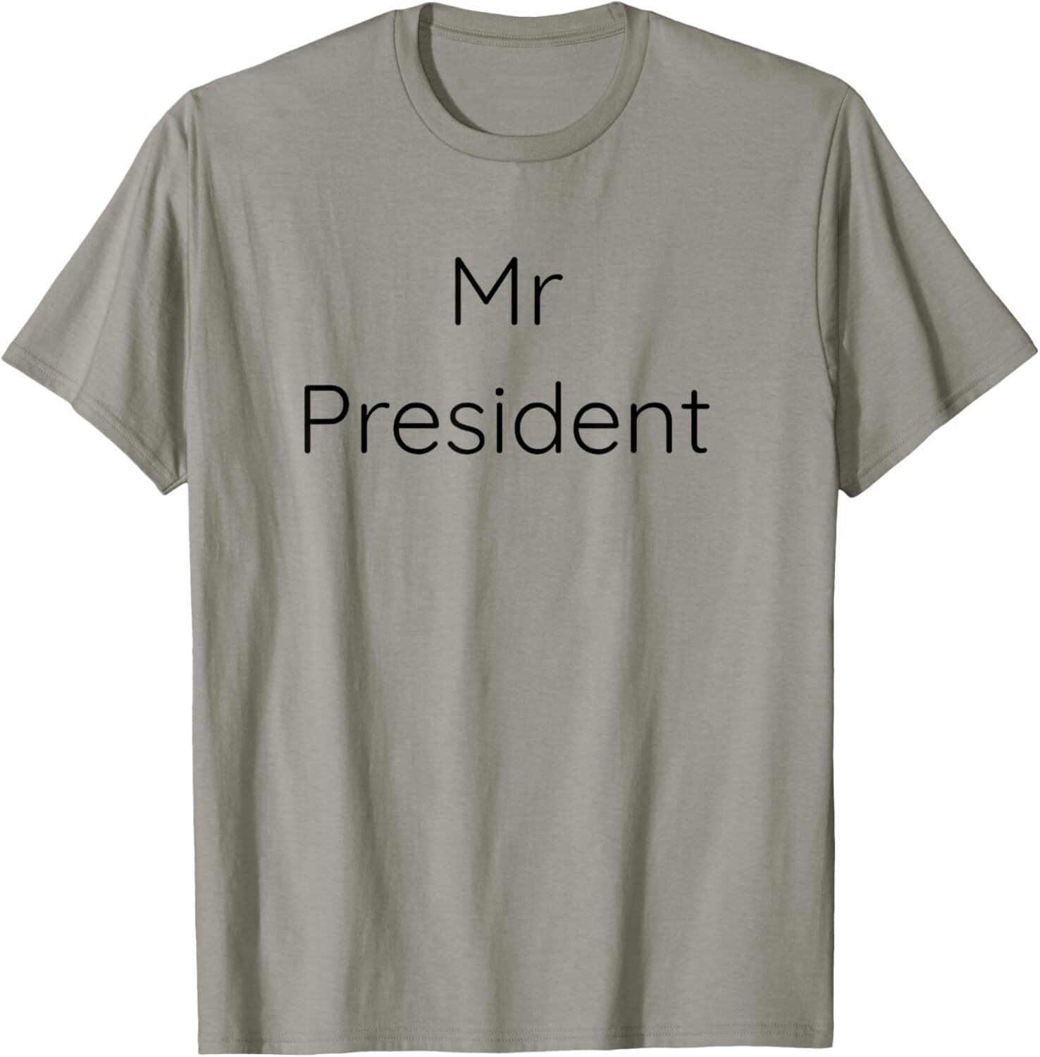 Funny Mr President Donald Trump Orange POTUS T-Shirt Small, Slate Grey