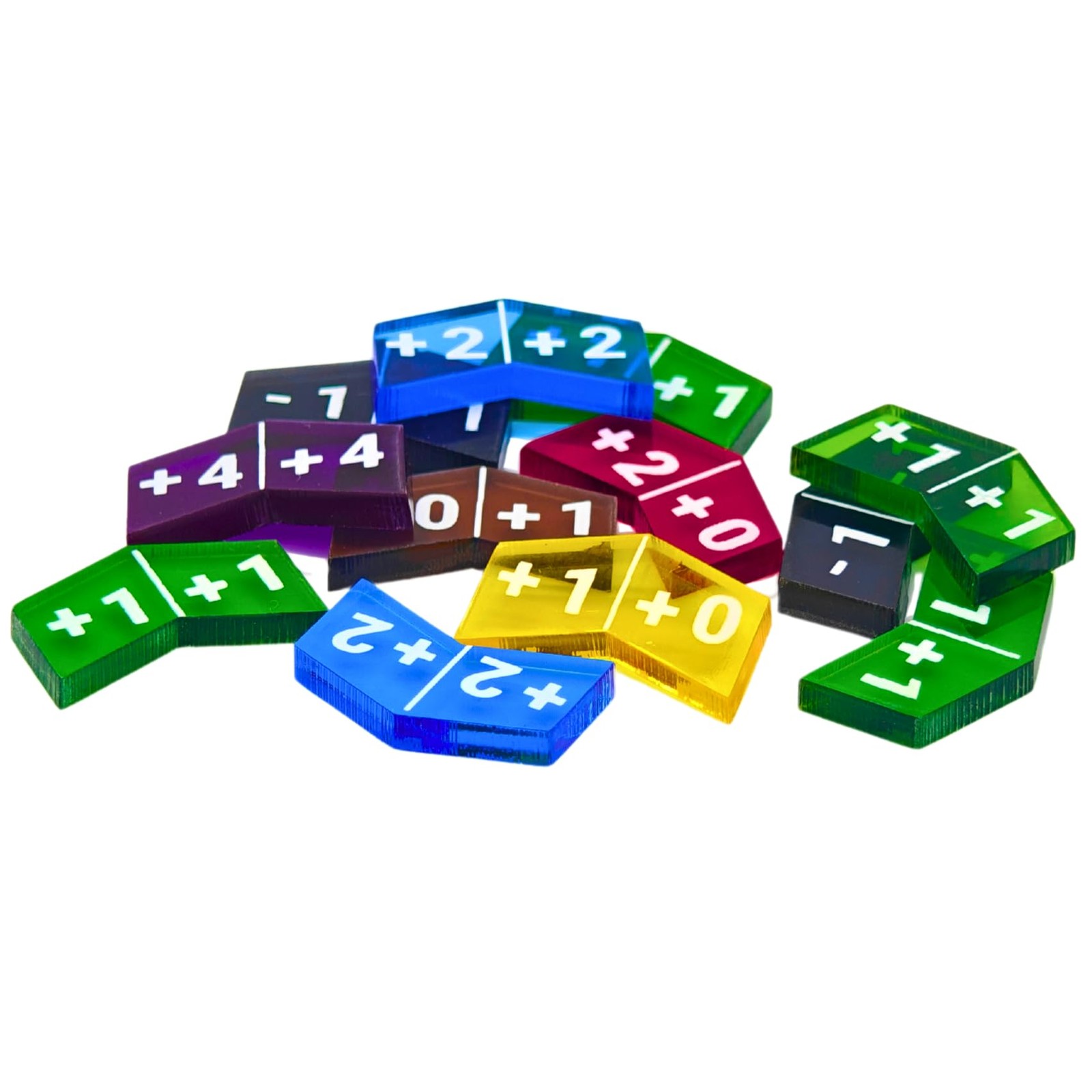 MTG Stat Counters/Buff Counters for Magic The Gathering - Set of 60 Color Cod...