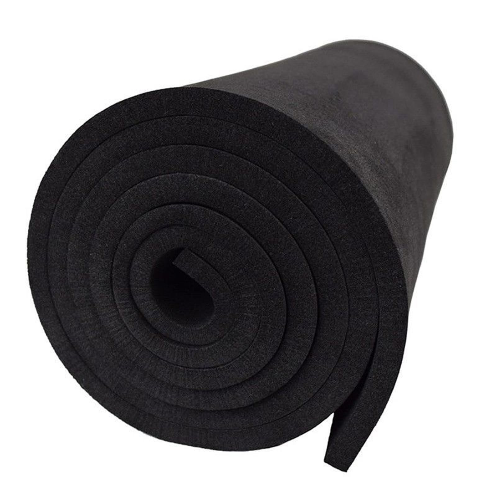 Acrux7 10mm EVA Foam Sheets, 13” x 78” Cosplay Foam, Black