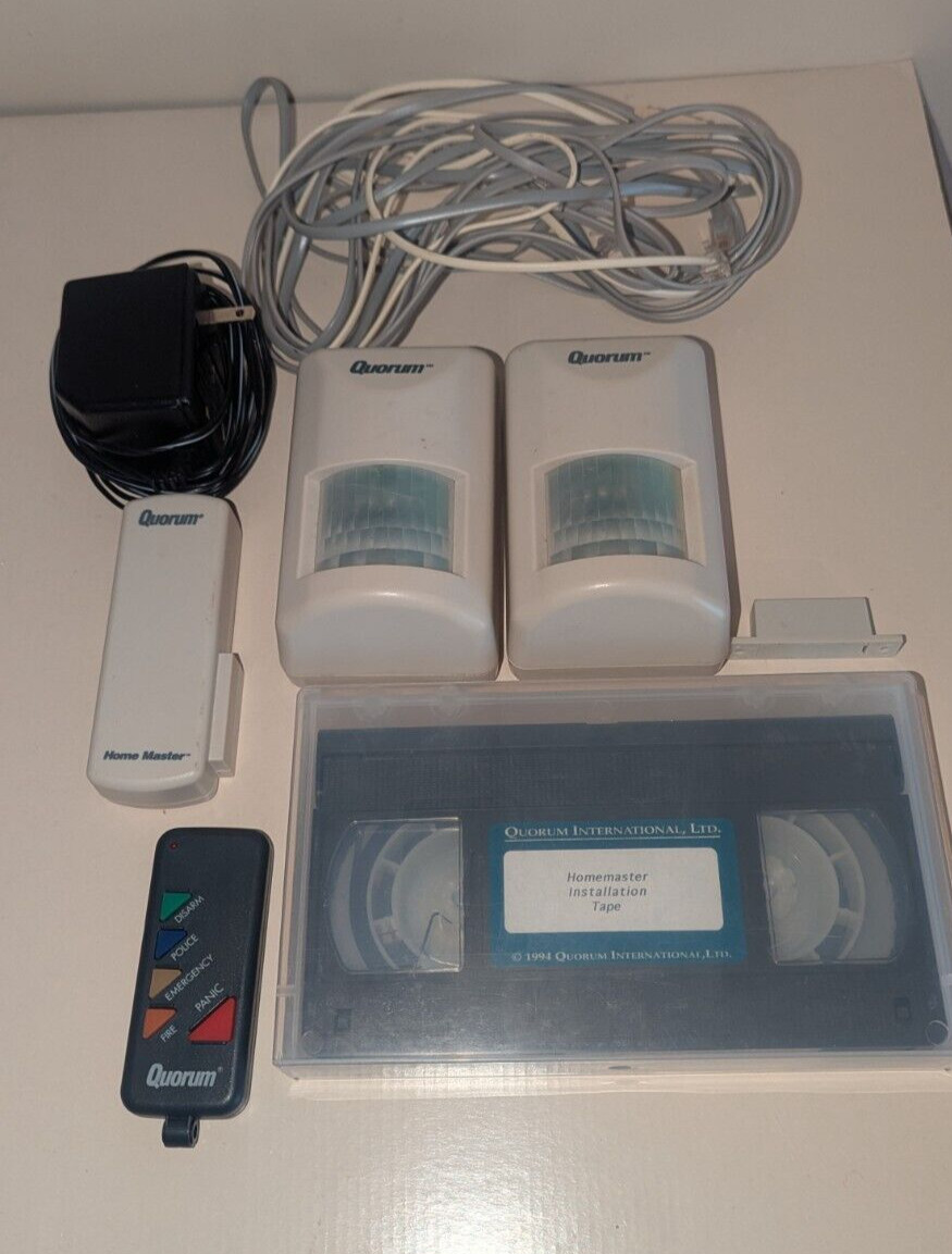 Quorum Home Master HM-100 Security System *PLEASE READ*