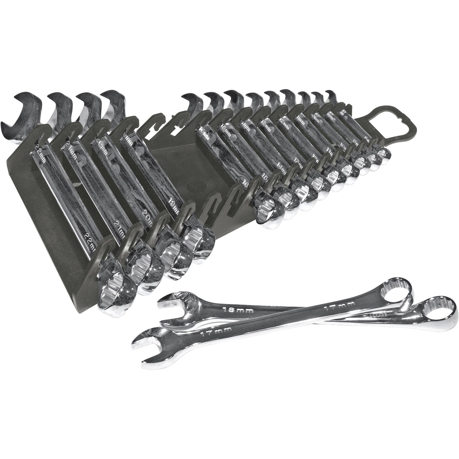 Ernst Manufacturing Reverse Wrench Gripper Organizer, 15-Tool Capacity, Model#